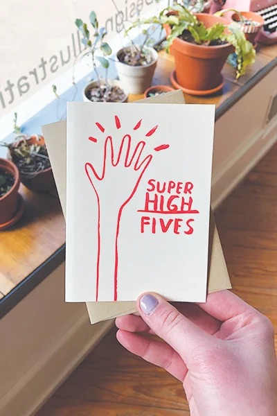Day 17: Sending all the high fives to my sis as she finishes school!