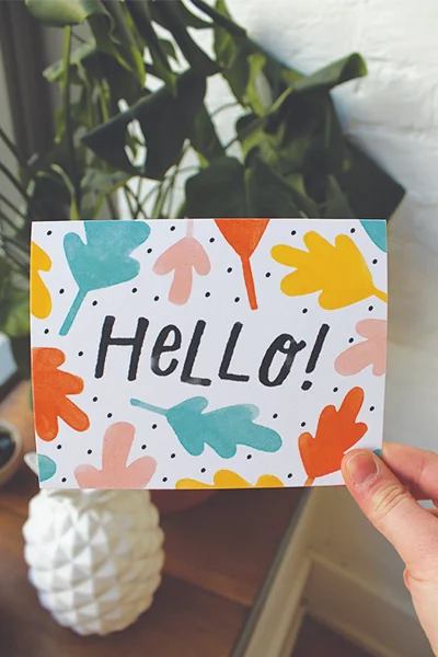 Day 5: This cute Handzy card for an old high school friend!