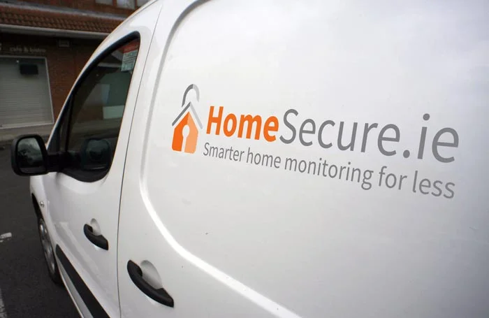 homesecure alarm installer van