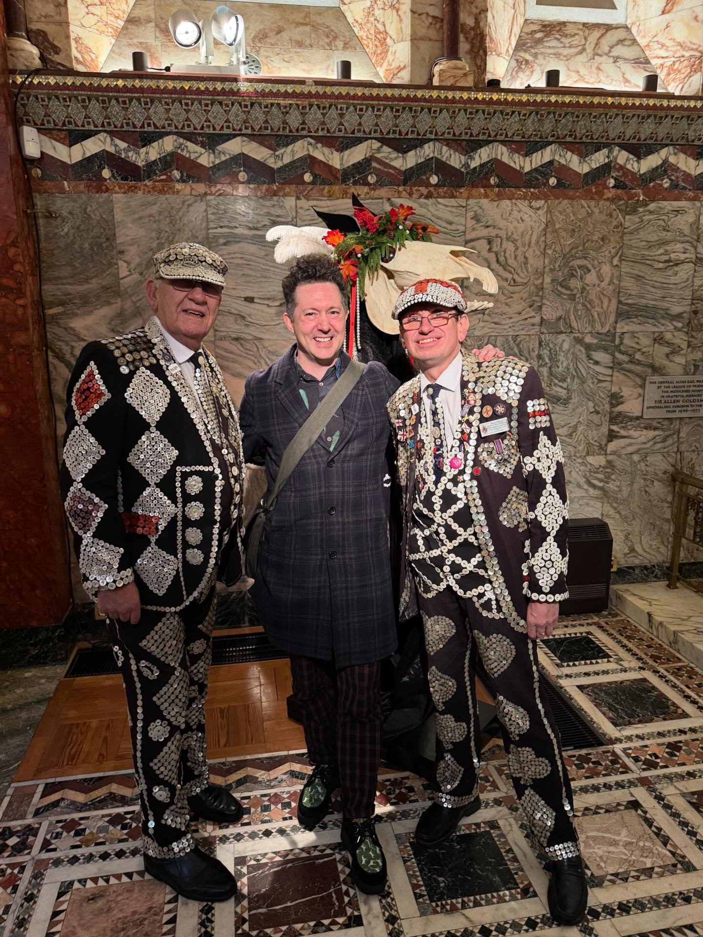 What an utterly joyous and mind blowing day yesterday at the @fitzroviachapel a huge thanks to the incredible @belles_of_london_city @maxcrowreeves John Crow Katy Hell @stephenmicalef The Pearly Kings and Queens and the hundreds of people that came a