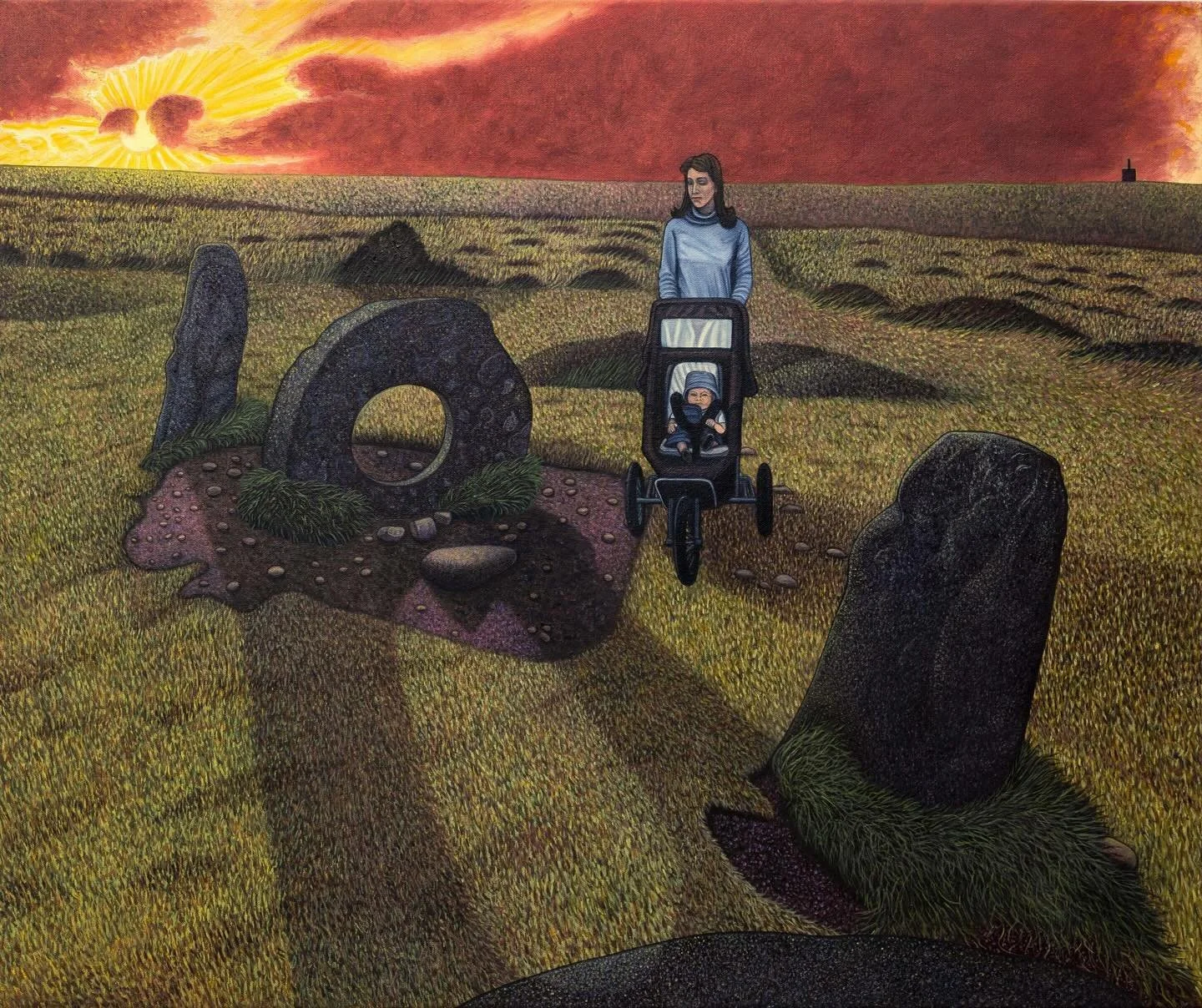 Just three days left to see Children of Albion. The majority of the works have now sold so just a few remaining paintings. Please email me at info@benedge.co.uk if you are interested in purchasing a piece from my most ambitious exhibition to date at 