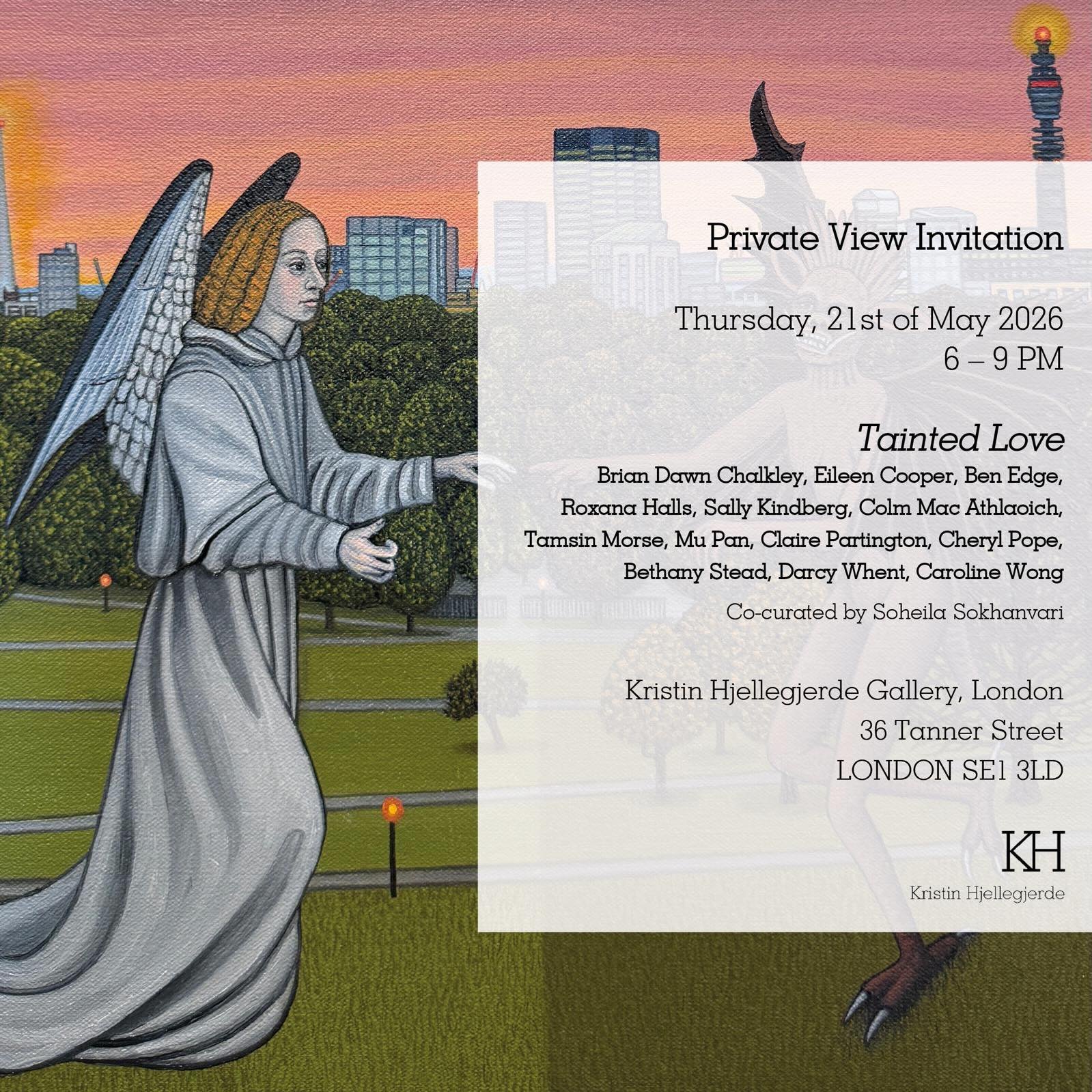 Really looking forward to the opening of Tainted Love at the @kristinhjellegjerdegallery where I will be exhibiting two works alongside a group of fantastic artists. Hope to see you there!
#taintedlove #groupshow #kristinhjellegjerdegallery #london