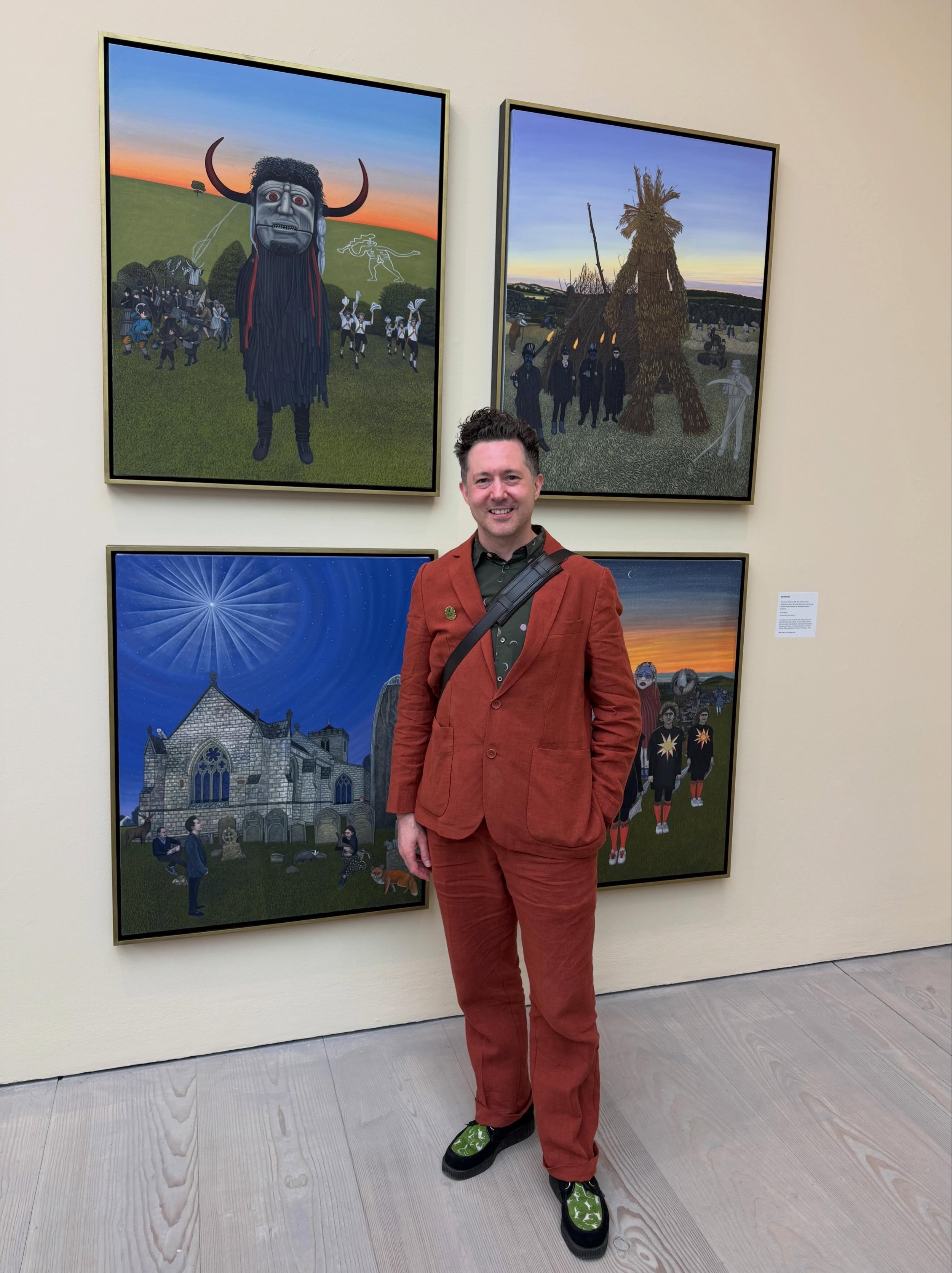 Delighted to be part of this fantastic show! The Sun and Moon. Art inspired by the Celestial is now open at the @saatchi_gallery Thanks again to @jamesfreemangallery for recommending me for the show! 
#benedge #saatchigallery #thesunandmoon