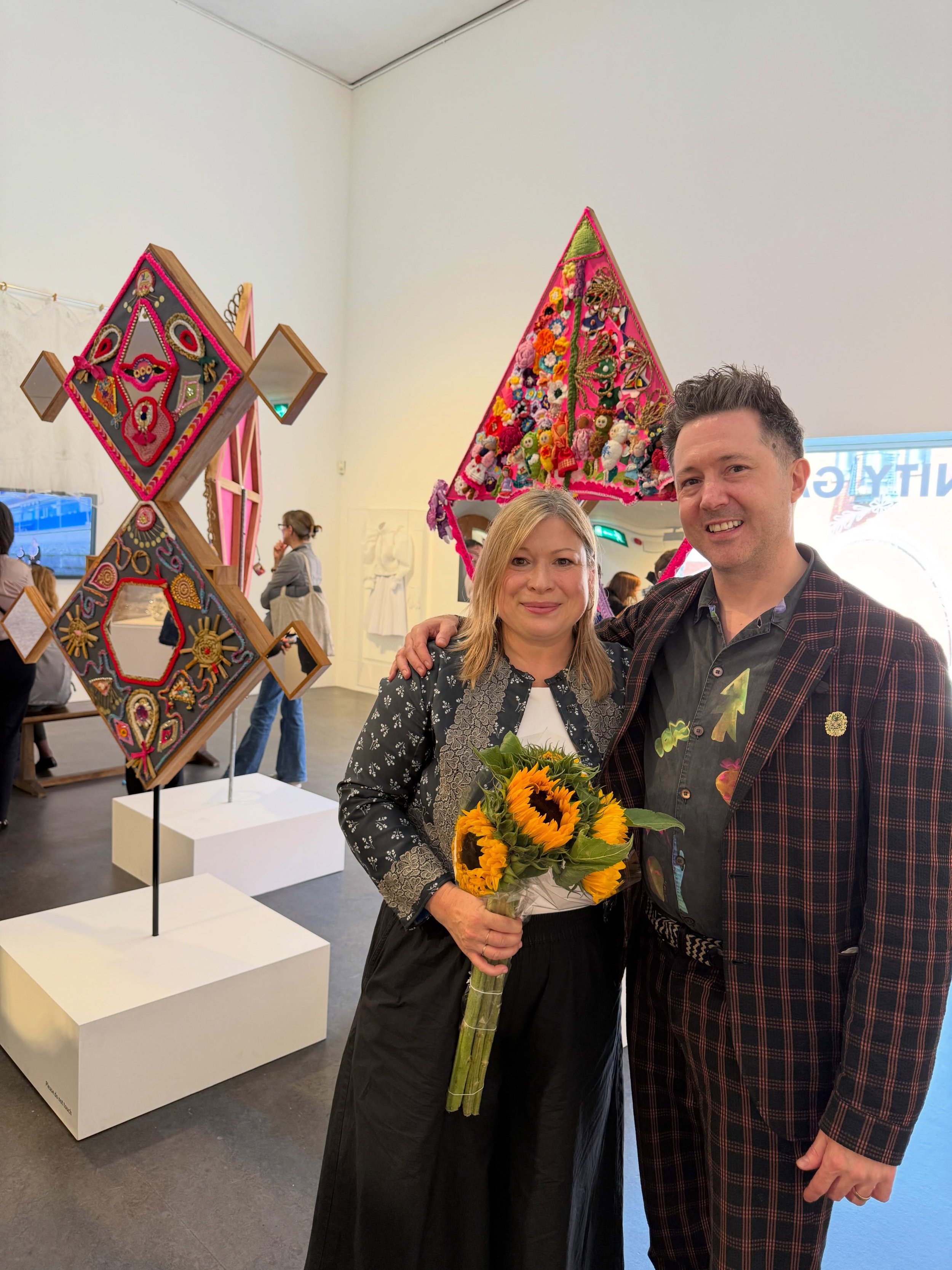 Congratulations to @tereza.buskova a personal favourite and in my opinion one of the most inspiring, authentic and important artists working today. Me and @rose_inwonderland had a brilliant time visiting @thenewartgallerywalsall to see Tereza&rsquo;s