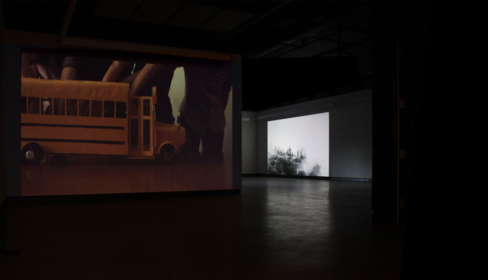© Roberto Santaguida, Peripheral Island (2016). Exhibition view. Photo: Veronica Mockler.