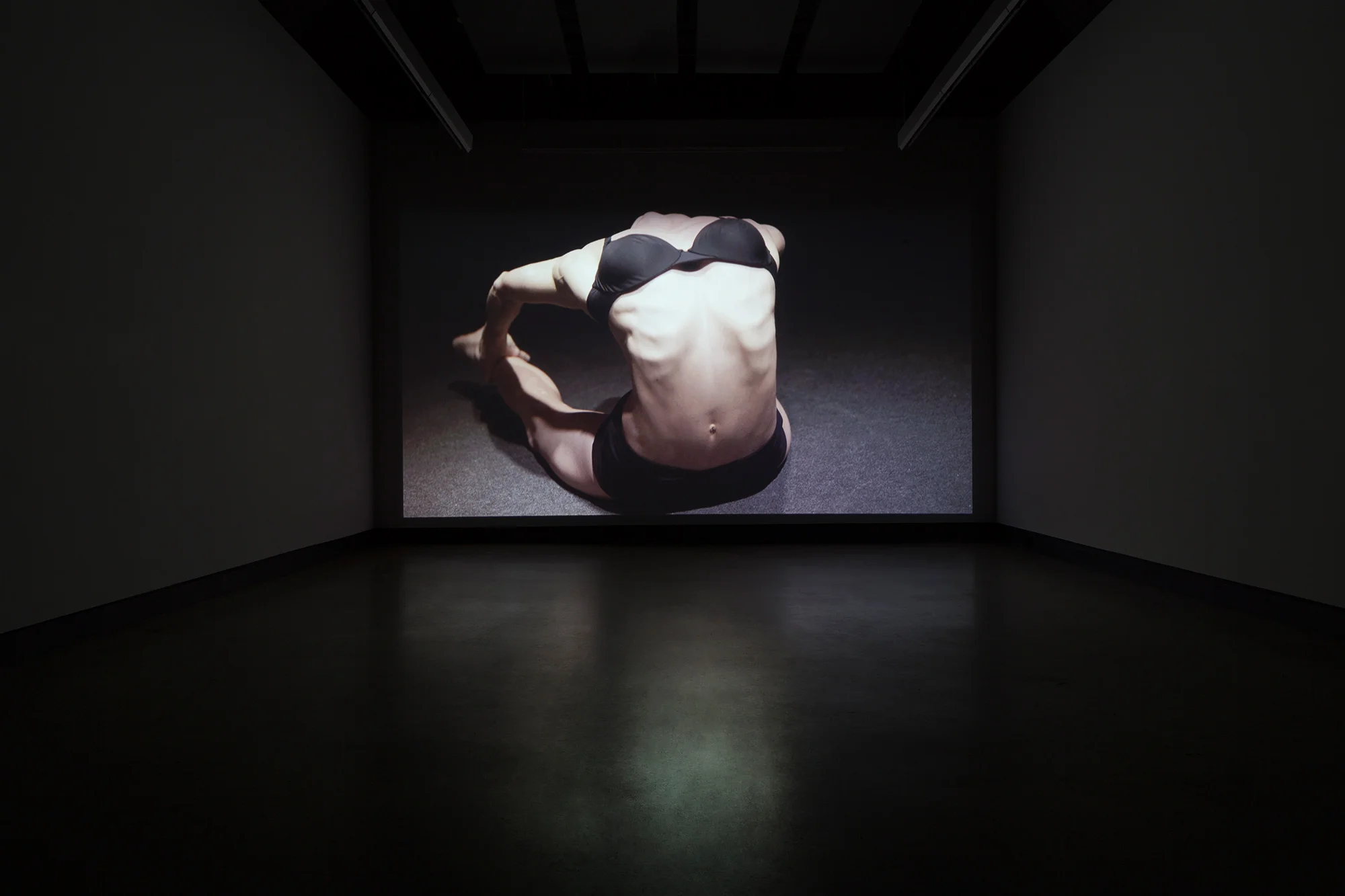 © Damir Očko, SPRING (four poems for a voice and various sounds) (2012). Exhibition view. Photo: Marilou Crispin.