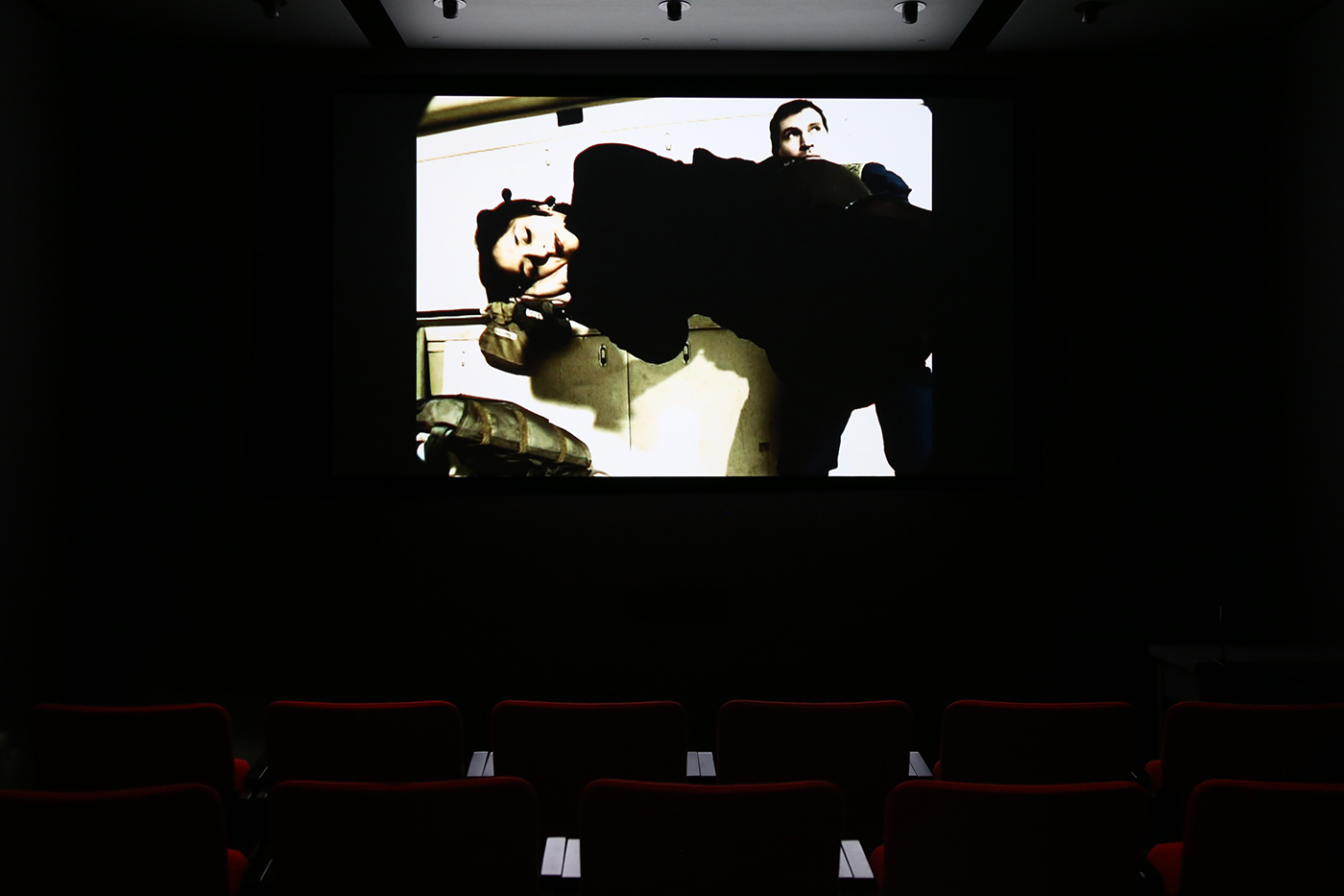 © The Otolith Group, Otolith I (2003). Exhibition view. Photo: Dazibao.