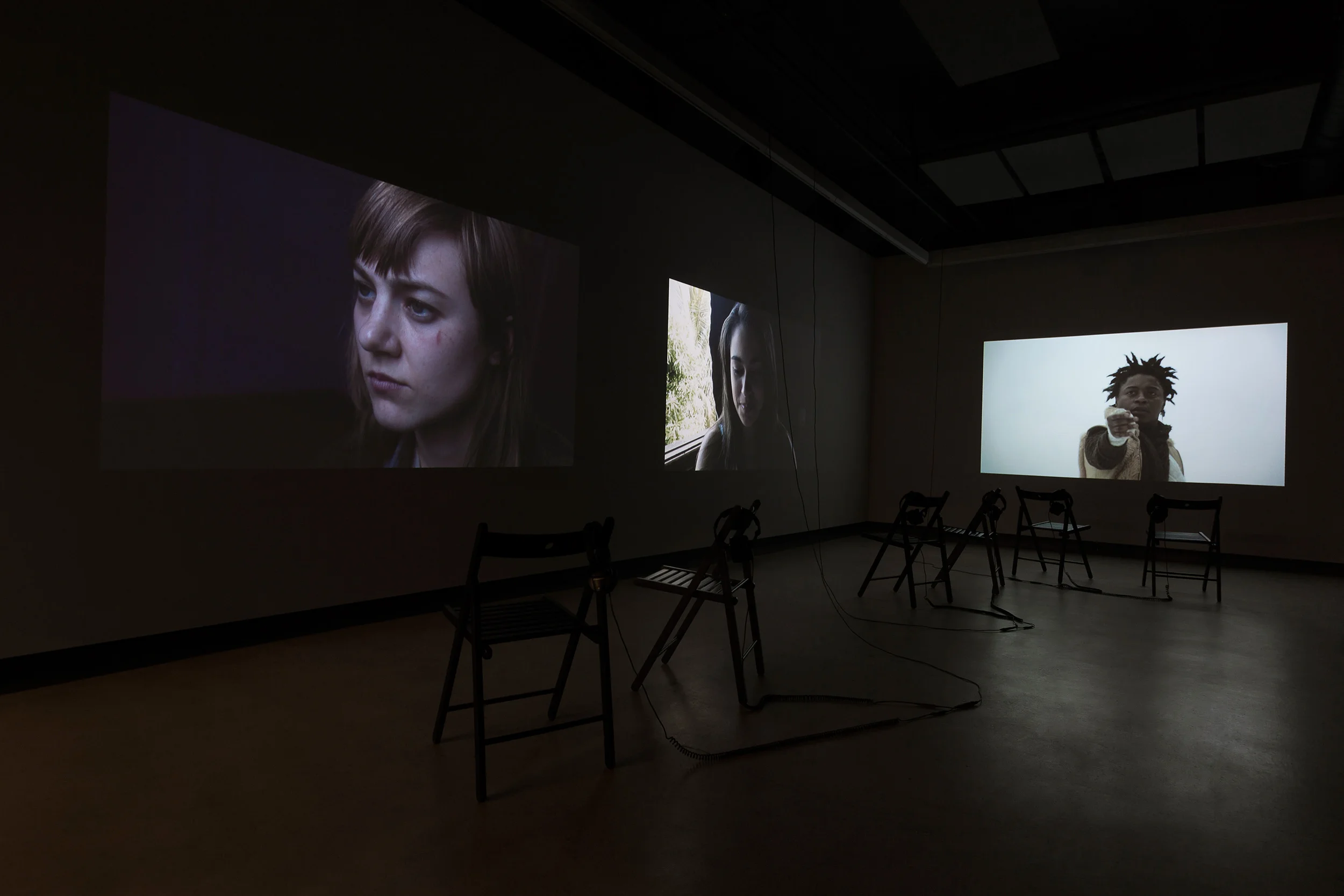 © Nicolas Klotz & Elisabeth Perceval, Luciles (2013-2017). Exhibition view. Photo: Marilou Crispin.