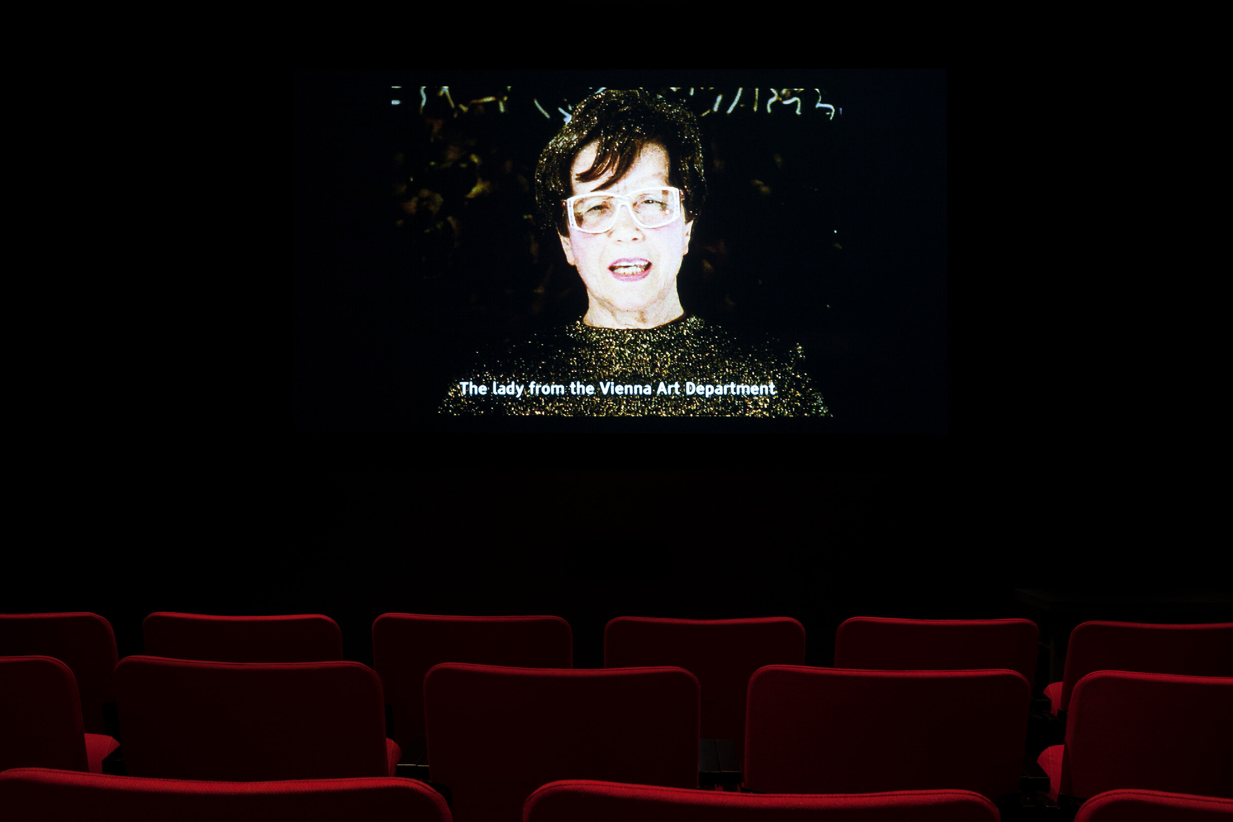  © Maria Lassnig,&nbsp; Maria Lassnig Kantate &nbsp;(1992). Installation view of the exhibition  I am the Organizer of my Own Archive , Dazibao, 2017. Photo: Marilou Crispin. 