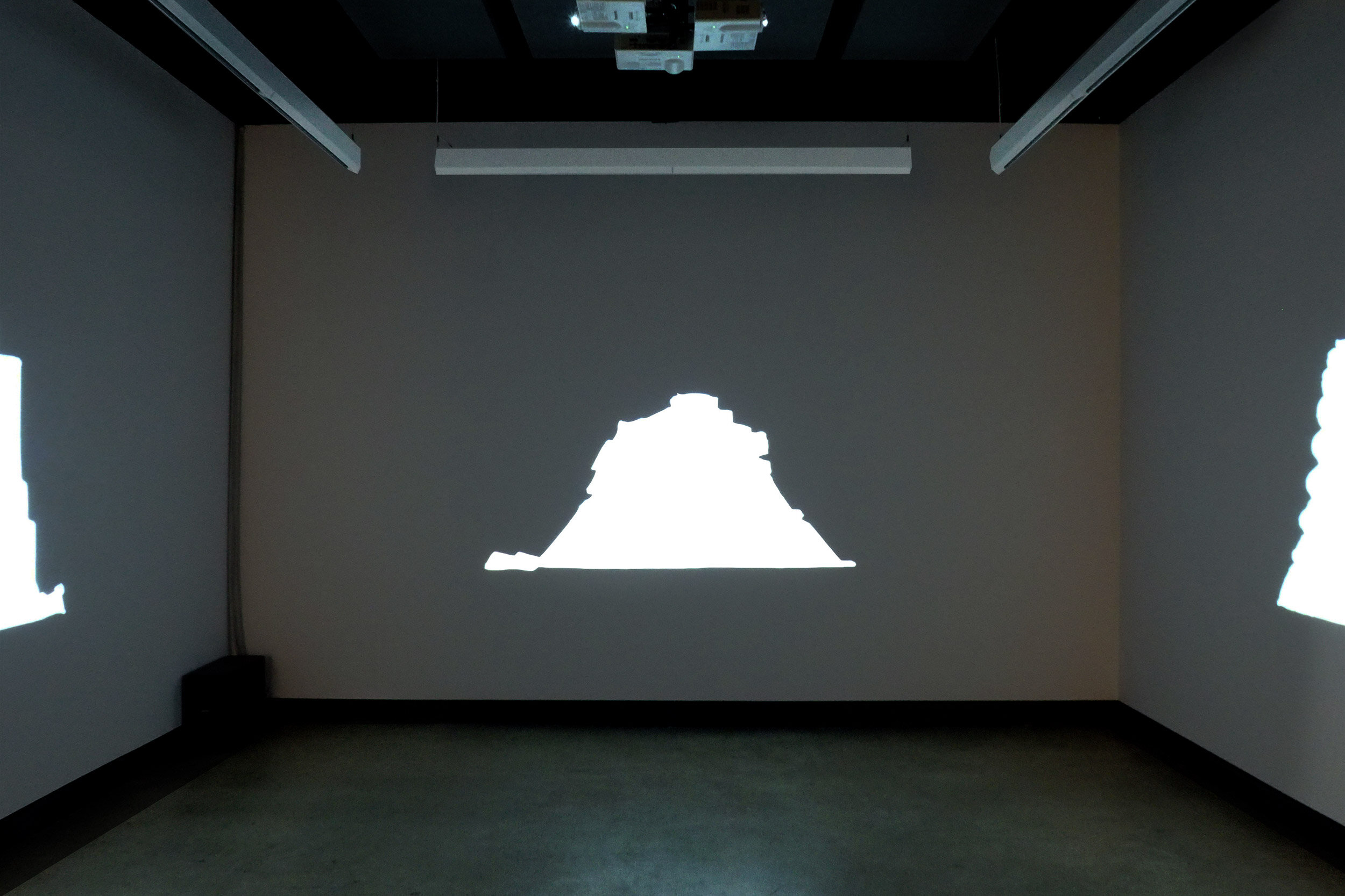  © Jacinthe Lessard-L., installation view of the exhibition  La chambre inversée , Dazibao, 2014. Photo: Dazibao. 