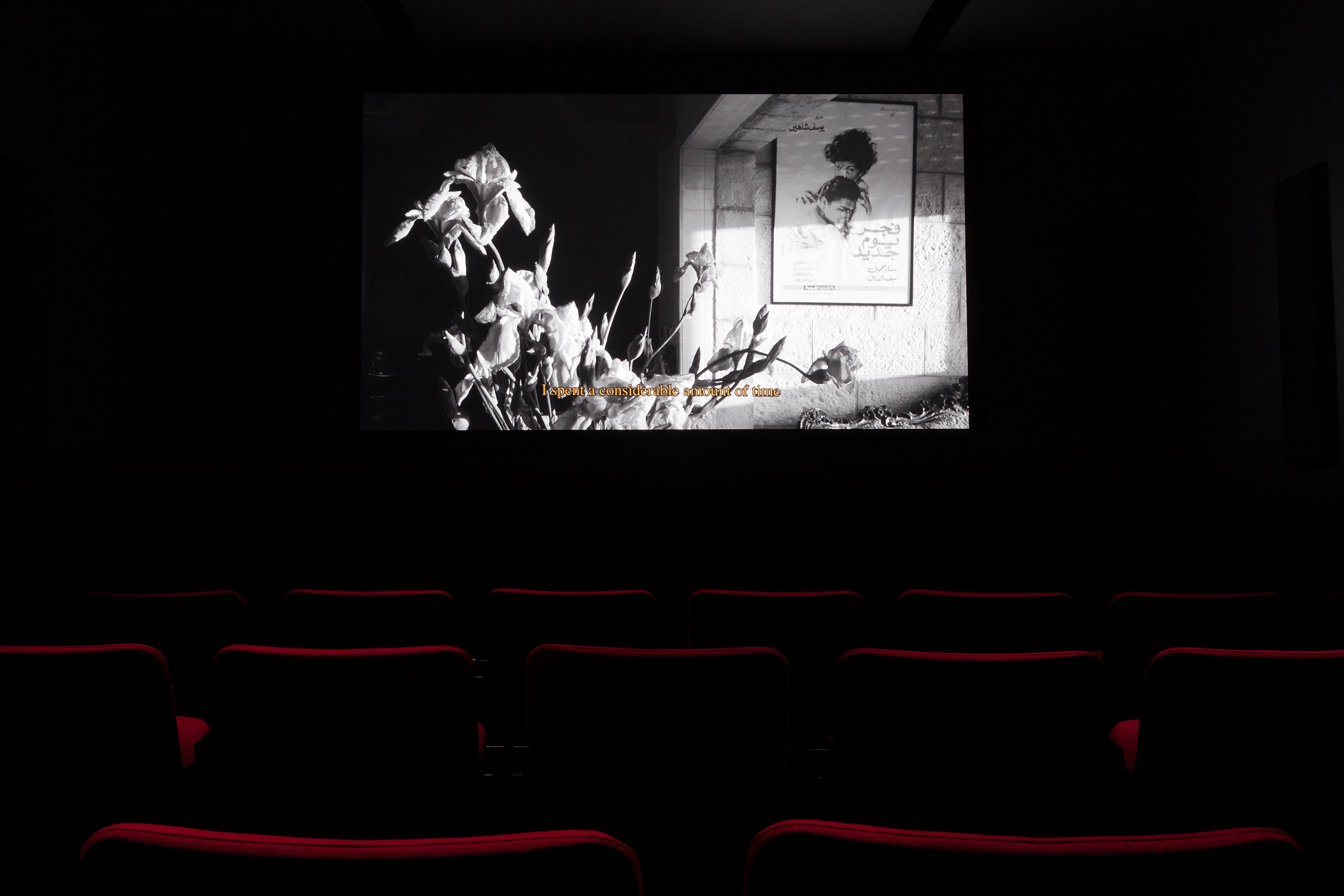  © Alaa Abu Asad,  Wild Plants of Palestine  (2018). Installation view of the exhibition  Moving narratives : Images de Palestine , Dazibao, 2021. Photo: Marilou Crispin. 