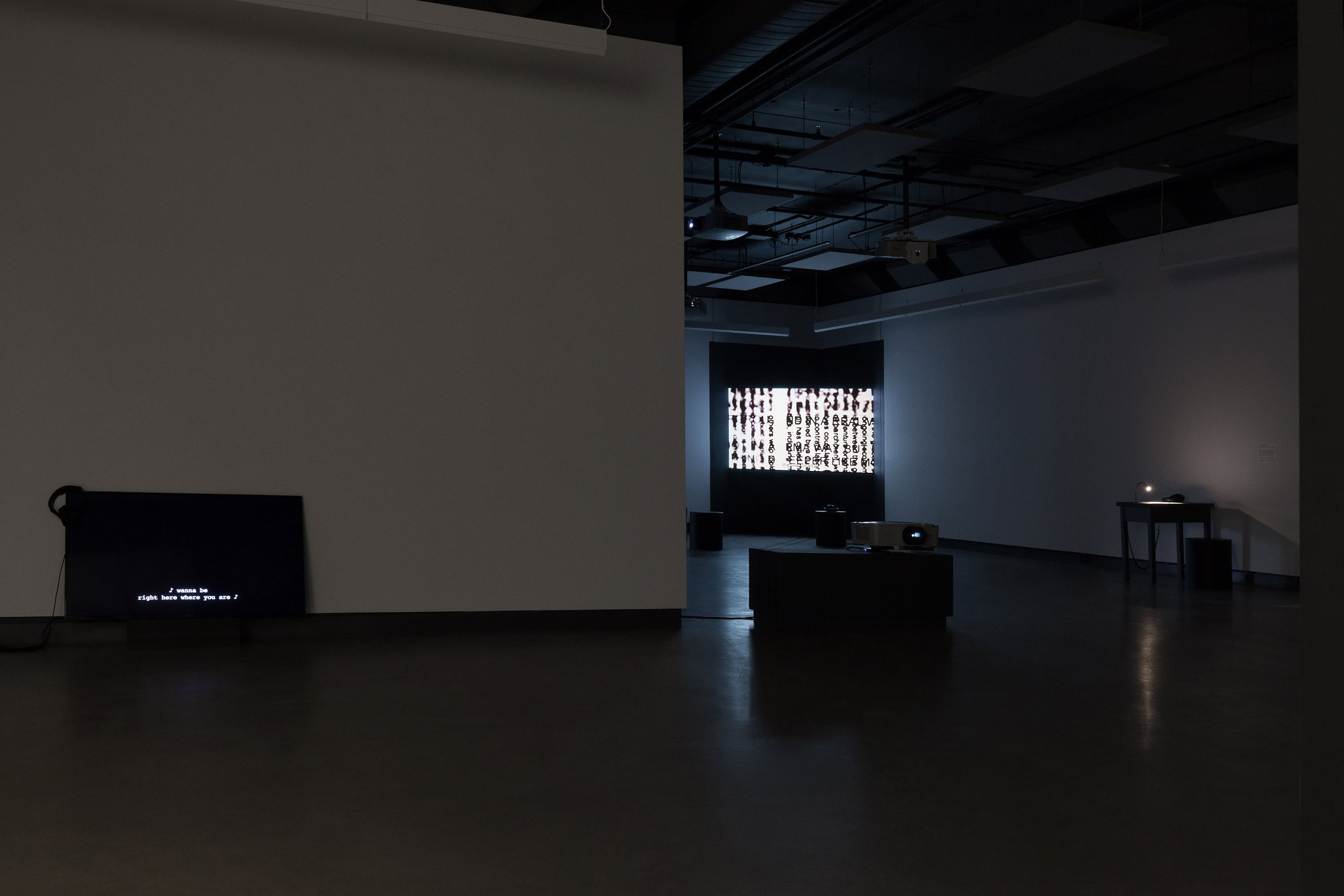  © Amalle Dublon and Constantina Zavitsanos, installation view of the exhibition  Flux Incapacitor: Amalle Dublon &amp; Constantina Zavitsanos , Dazibao, 2022. Photo: Marilou Crispin. 