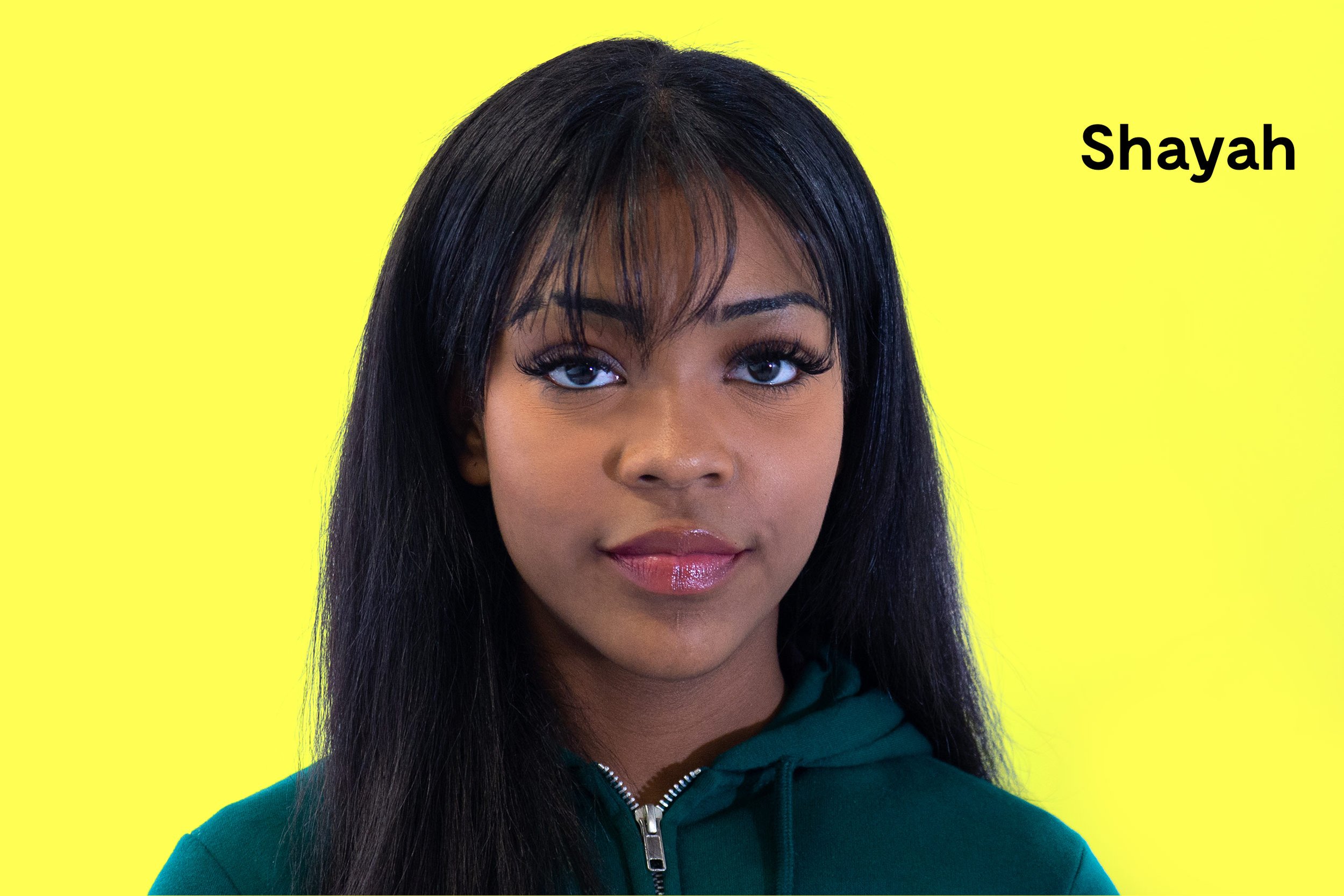  Shayah Corbin (b. 2006) hopes, as part À l'image – Takeover, to share her point of view as a black teenager exploring her identity. Shayah is learning about the importance of perspective and open-mindedness. After graduating from high school, Shayah