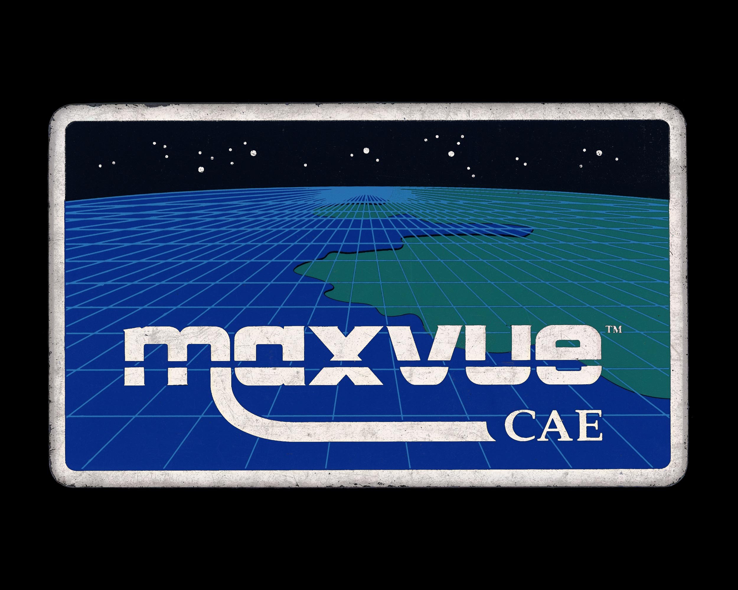  CAE MAXVUE sticker. Image from artist’s collection. 