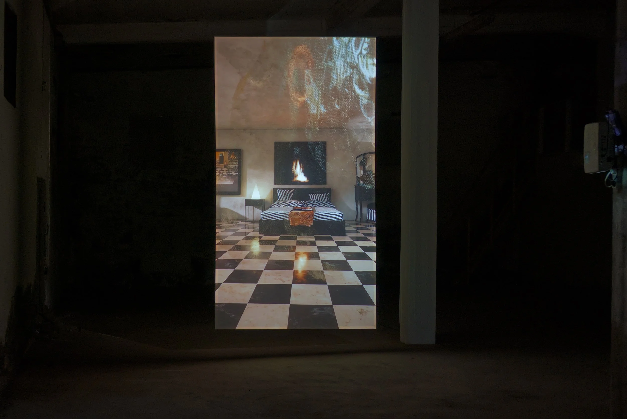  © Philippe-Aubert Gauthier and Tanya St-Pierre, installation view of the exhibition  Out of Perfect Context — Úr fullkomnu samhengi , The Factory (Hjalteyri, Iceland), 2025. Photo: Philippe-Aubert Gauthier and Tanya St-Pierre. 