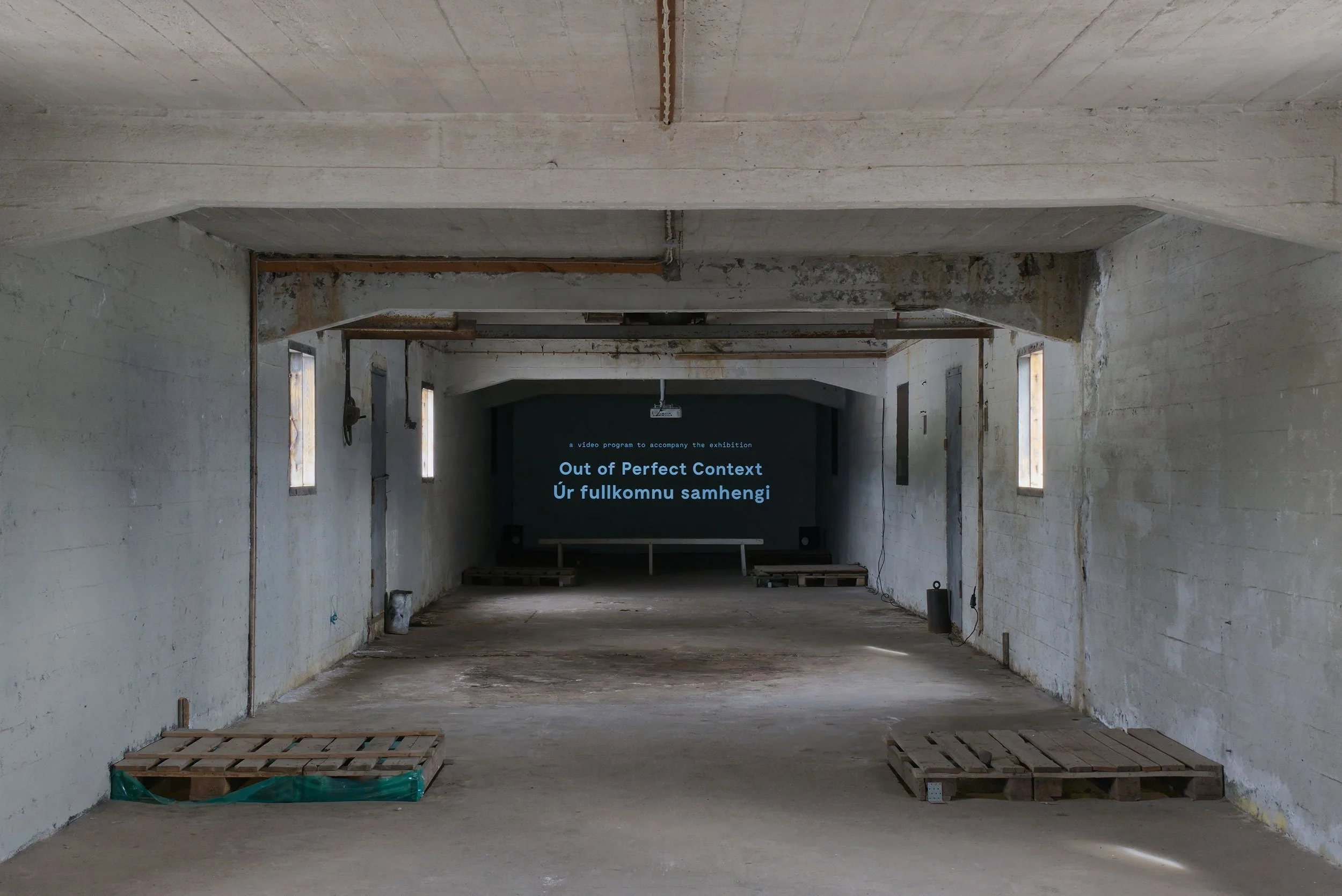  © Installation view of The Factory (Hjalteyri, Iceland), 2025. Photo: Philippe-Aubert Gauthier and Tanya St-Pierre. 