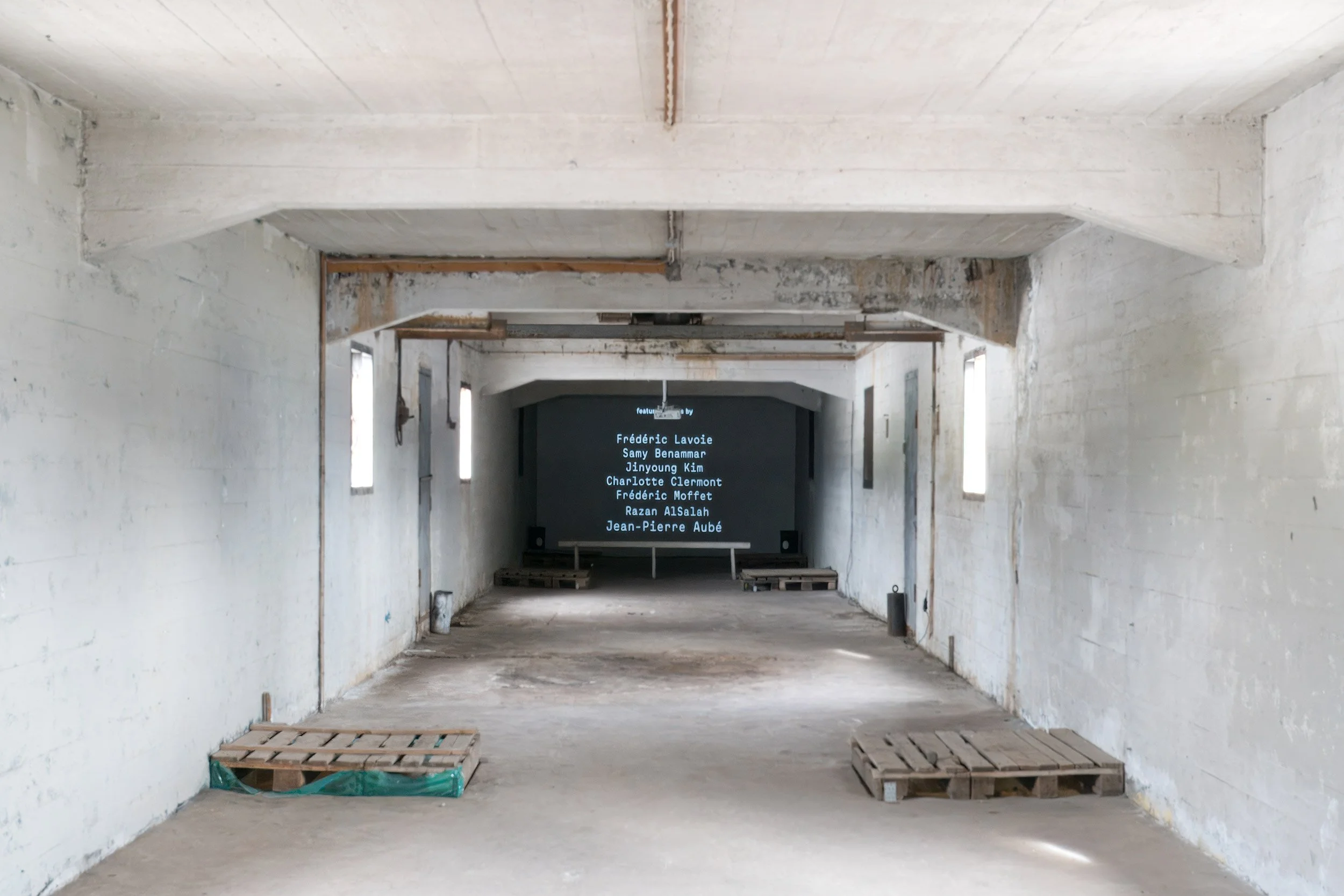 © Installation view of The Factory (Hjalteyri, Iceland), 2025. Photo: Philippe-Aubert Gauthier and Tanya St-Pierre. 