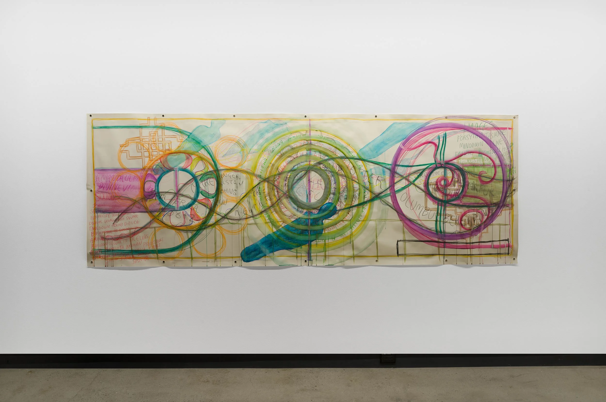  © Karthik Pandian,  Mandala 01  (2024) in the exhibition  The Art Gallery Problem , Dazibao, 2026. Co-presented with The Blackwood, University of Toronto Mississauga. Photos: Atlas documentation. 