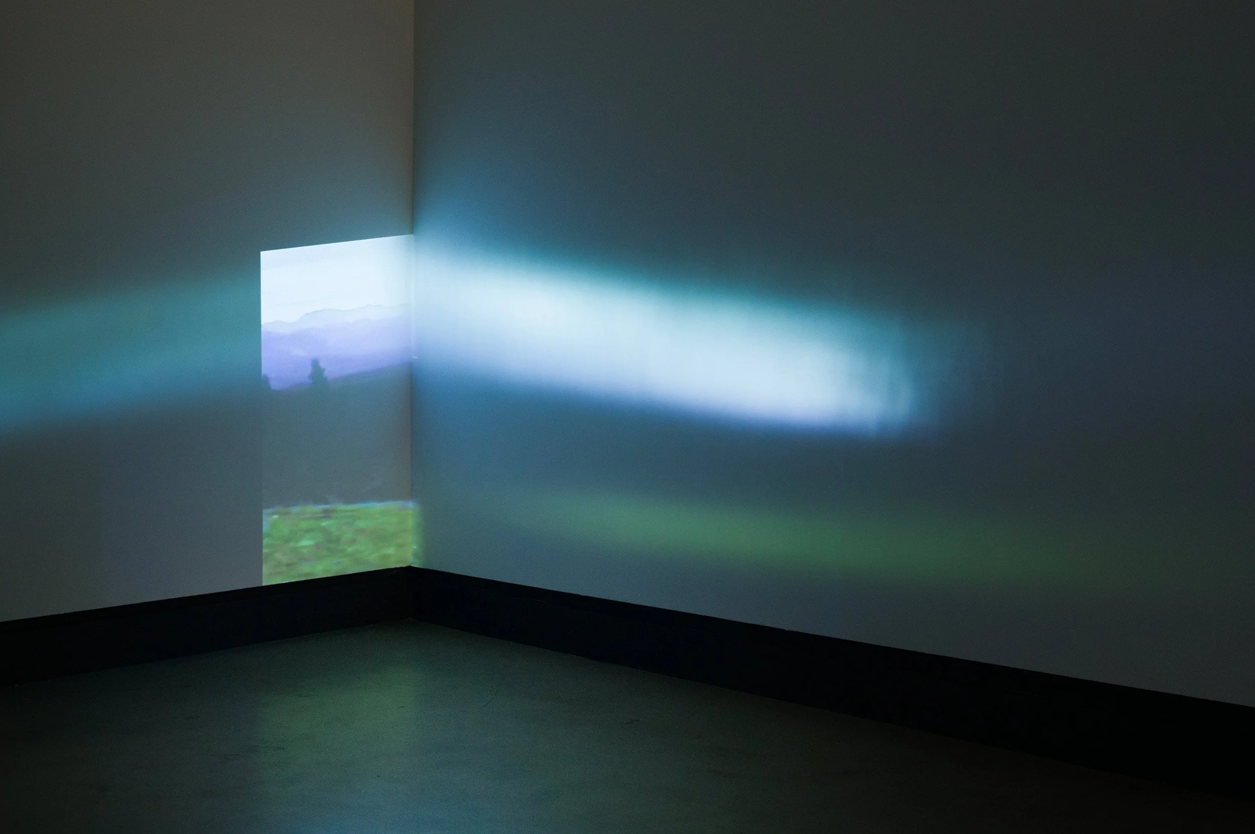  © Tyson Houseman, view of the exhibition  NDN Time , Dazibao, 2026. Photo: Atlas documentation 