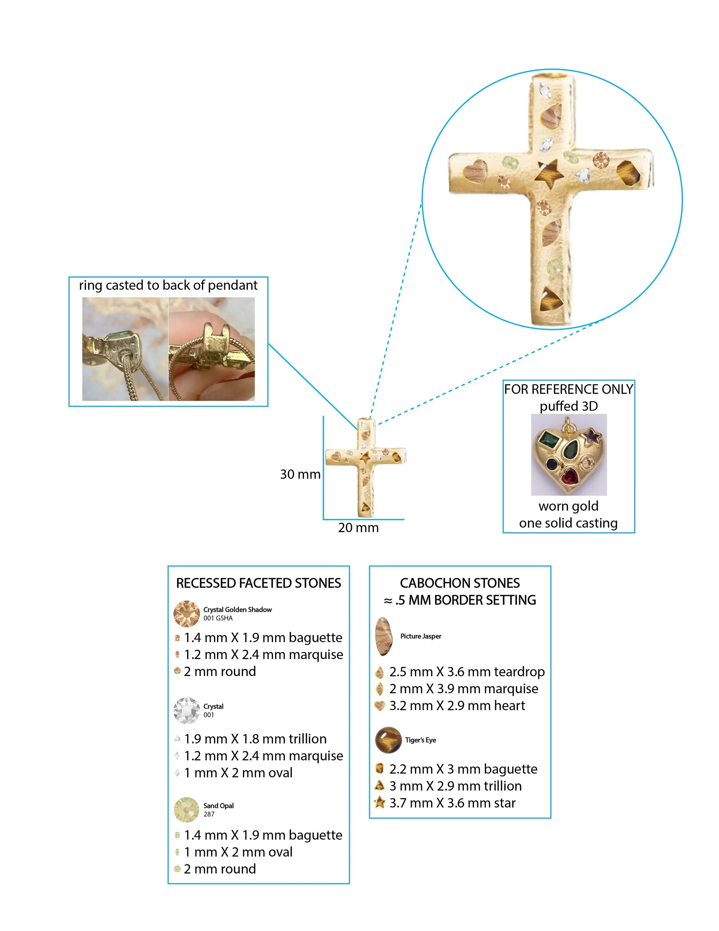 Cross Pendant for Altar'd State