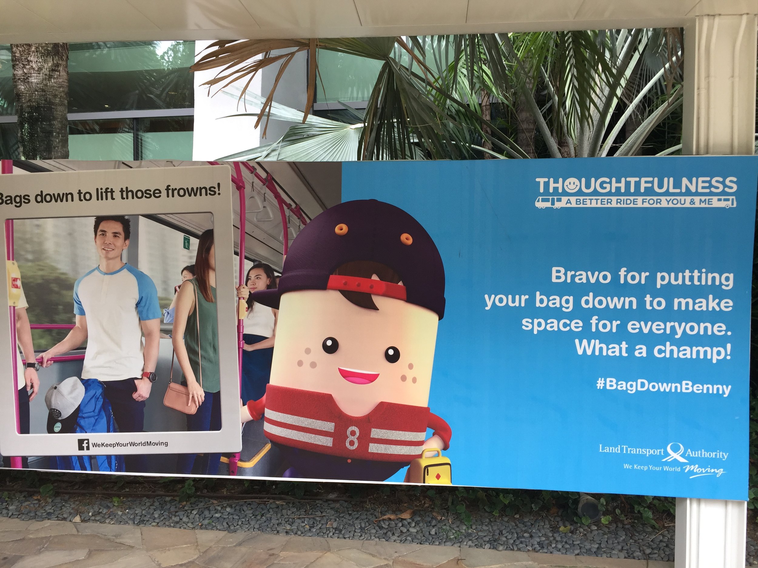 This kind of public behavioral encouragement is all over Singapore.
