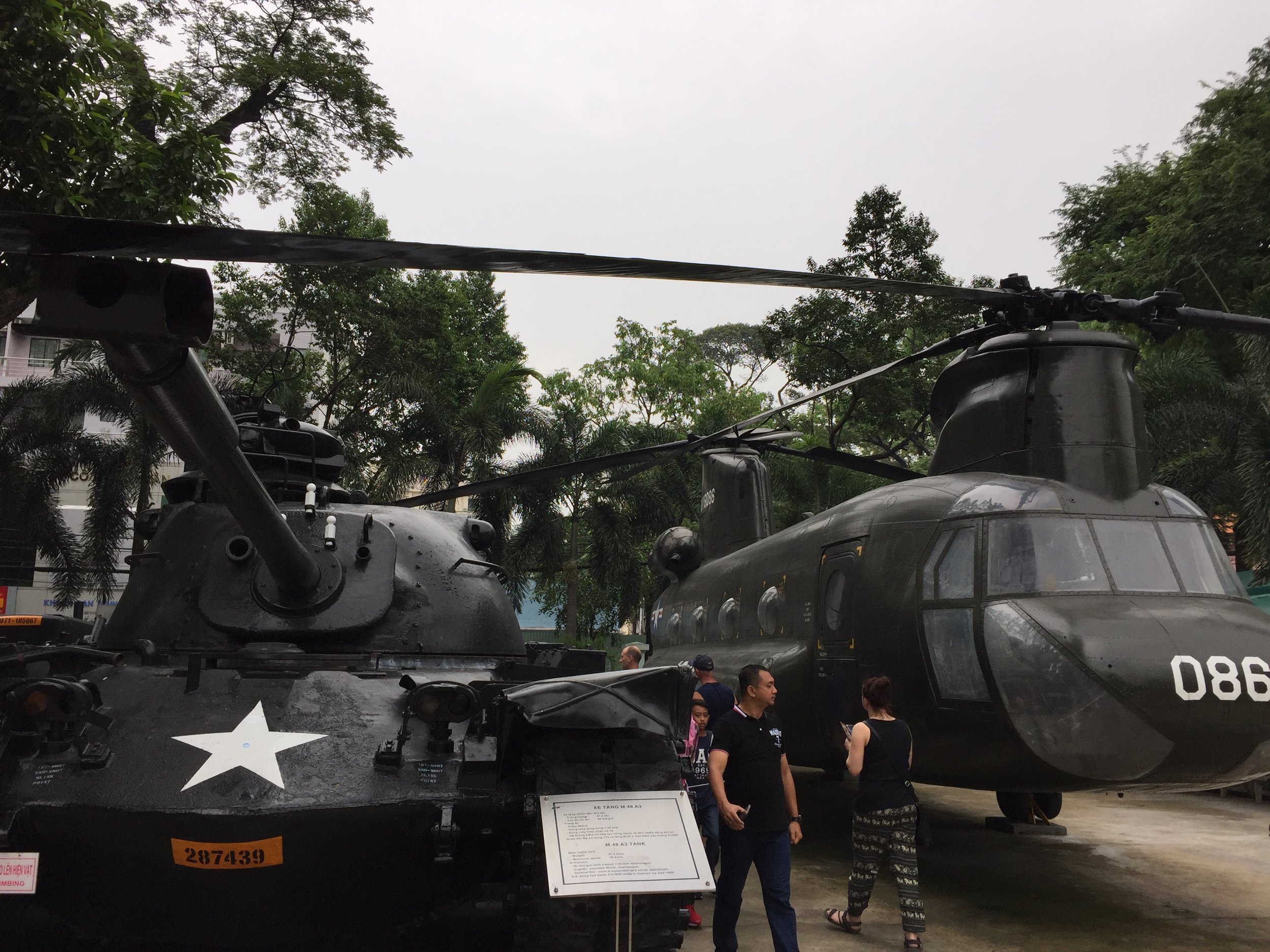 I had no idea how huge these Apache helicopters were - they're massive.