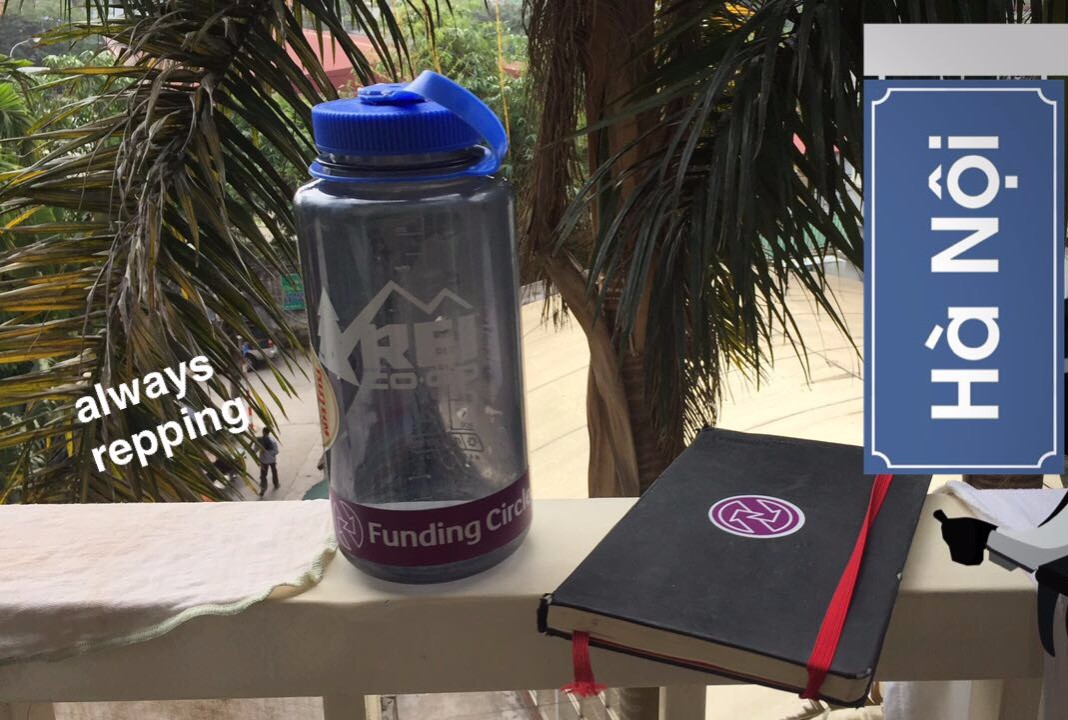 My ever-present Funding Circle branding.