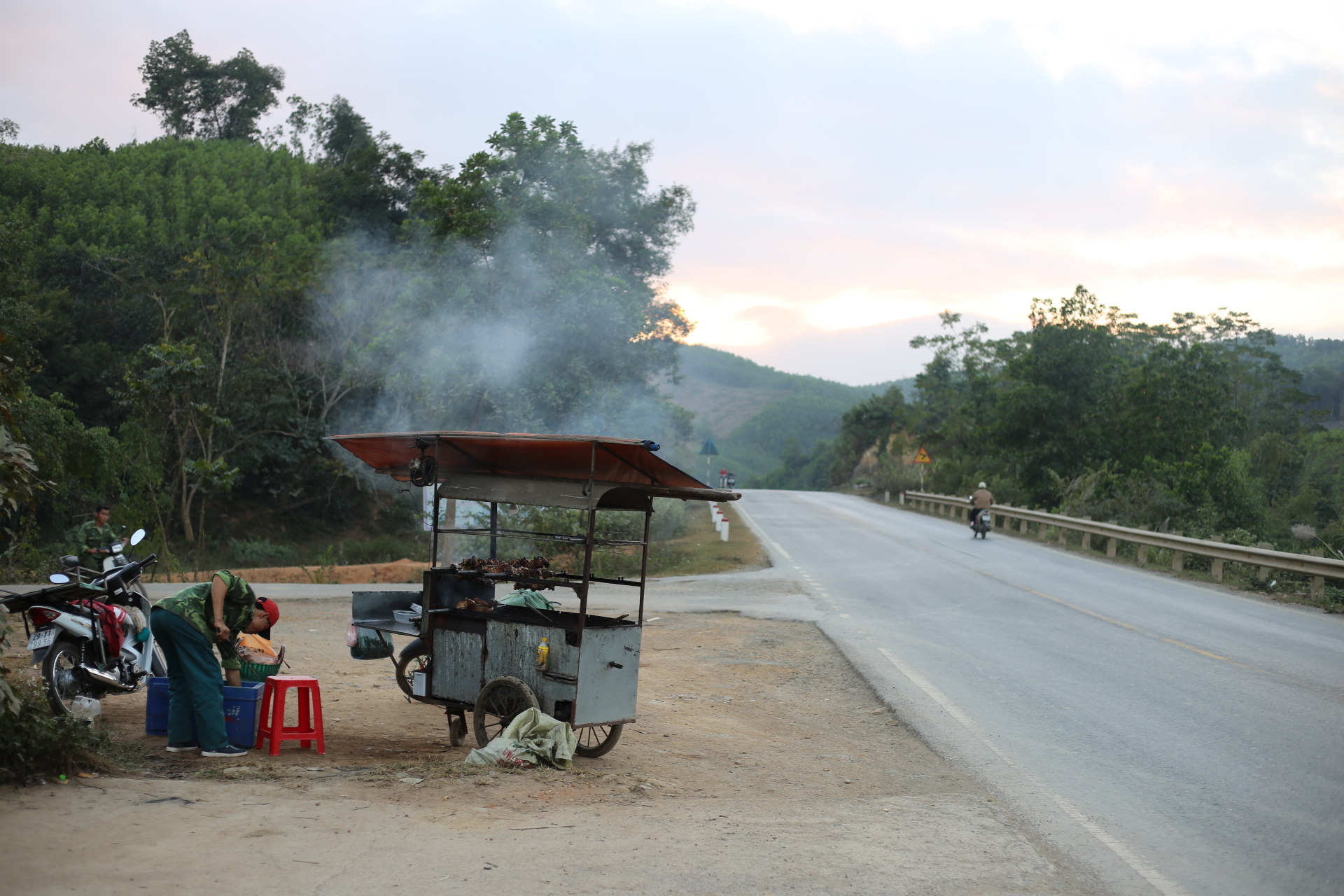 Our dinner for the night, courtesy of this roadside establishment. (p/c Sarah Hoffman)