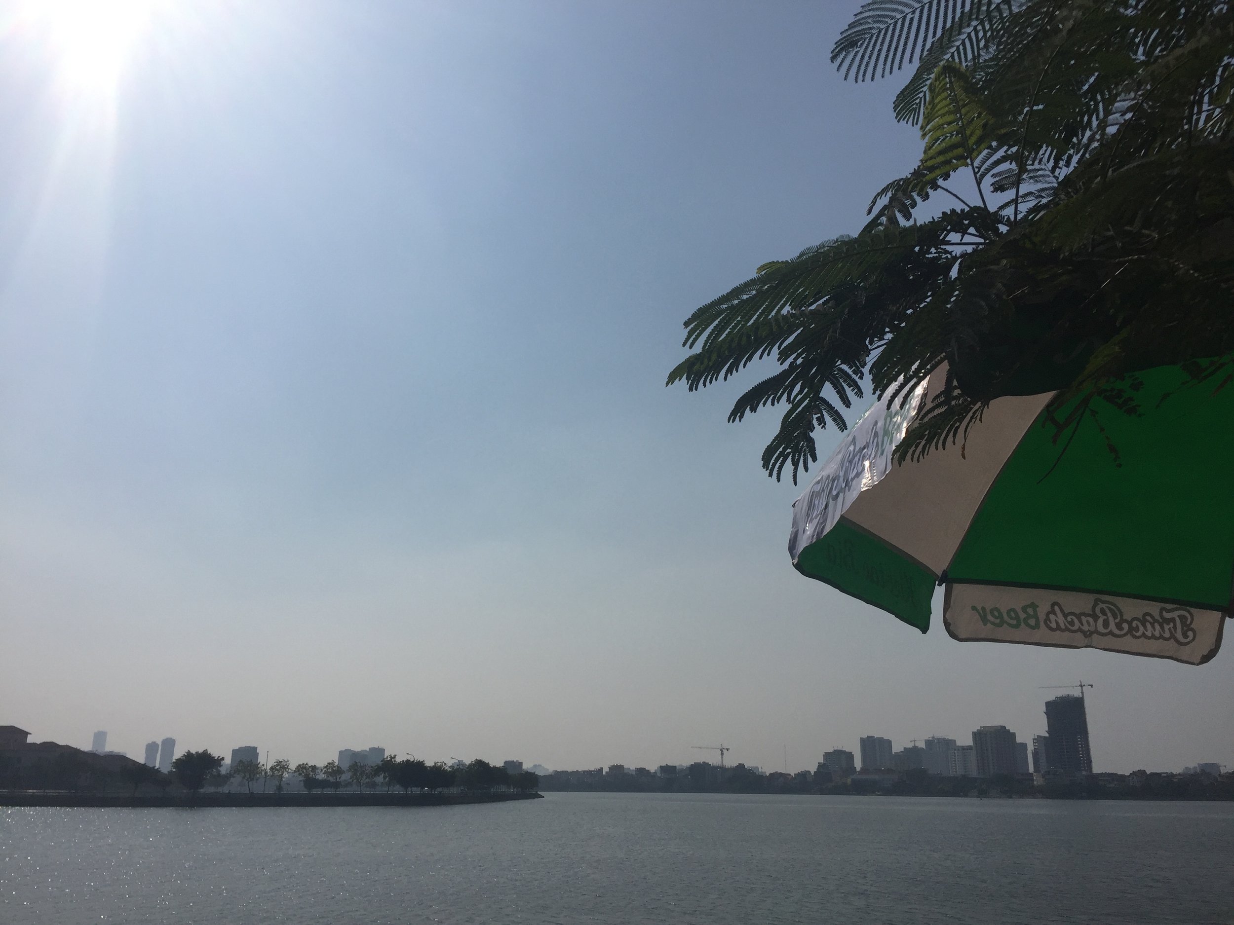 View from the far side of the West Lake.