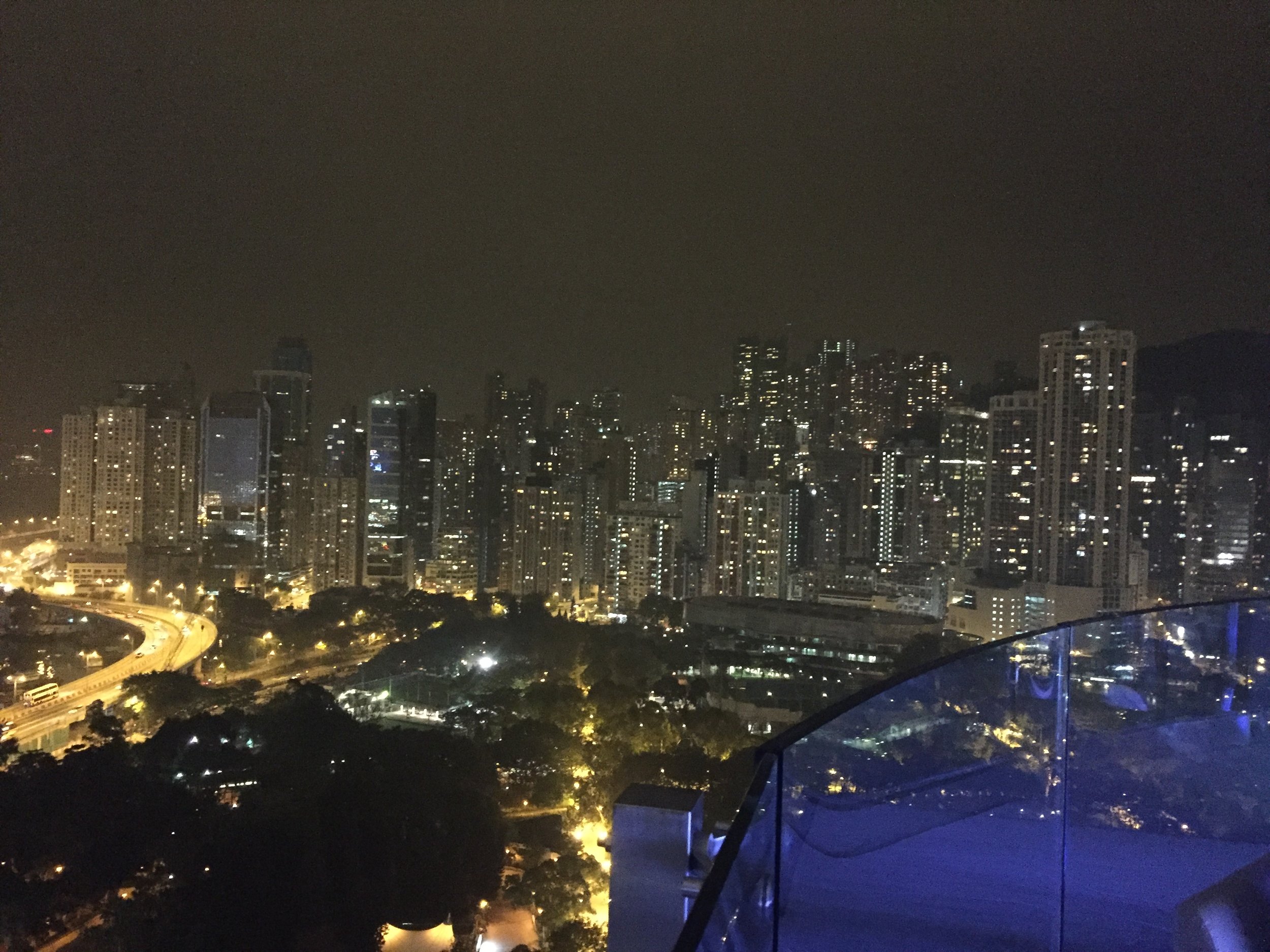 City views from Skye Bar...