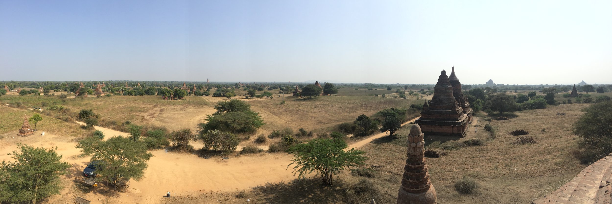 Views from temple climbing, which will be banned by the government in 2018.