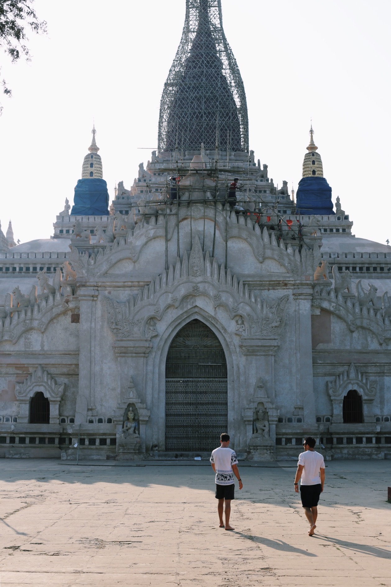 Exploring Ananda Temple. (p/c Sarah Hoffman)