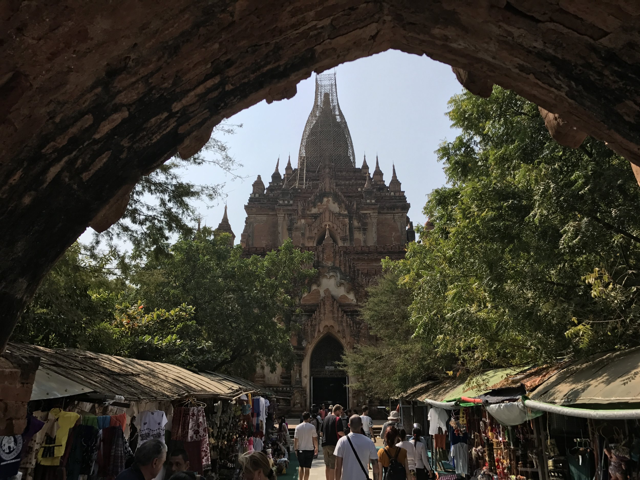 Every temple comes with its own bazaar. (p/c Sarah Hoffman)