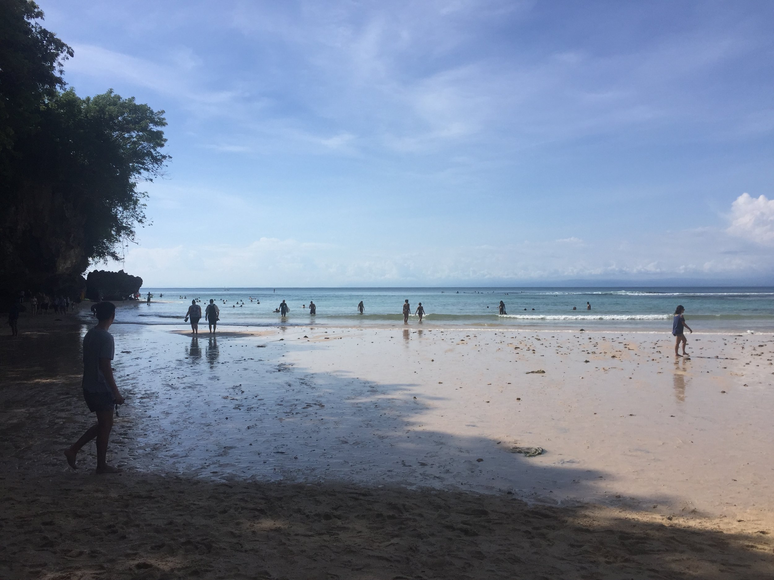 Padang Padang beach.