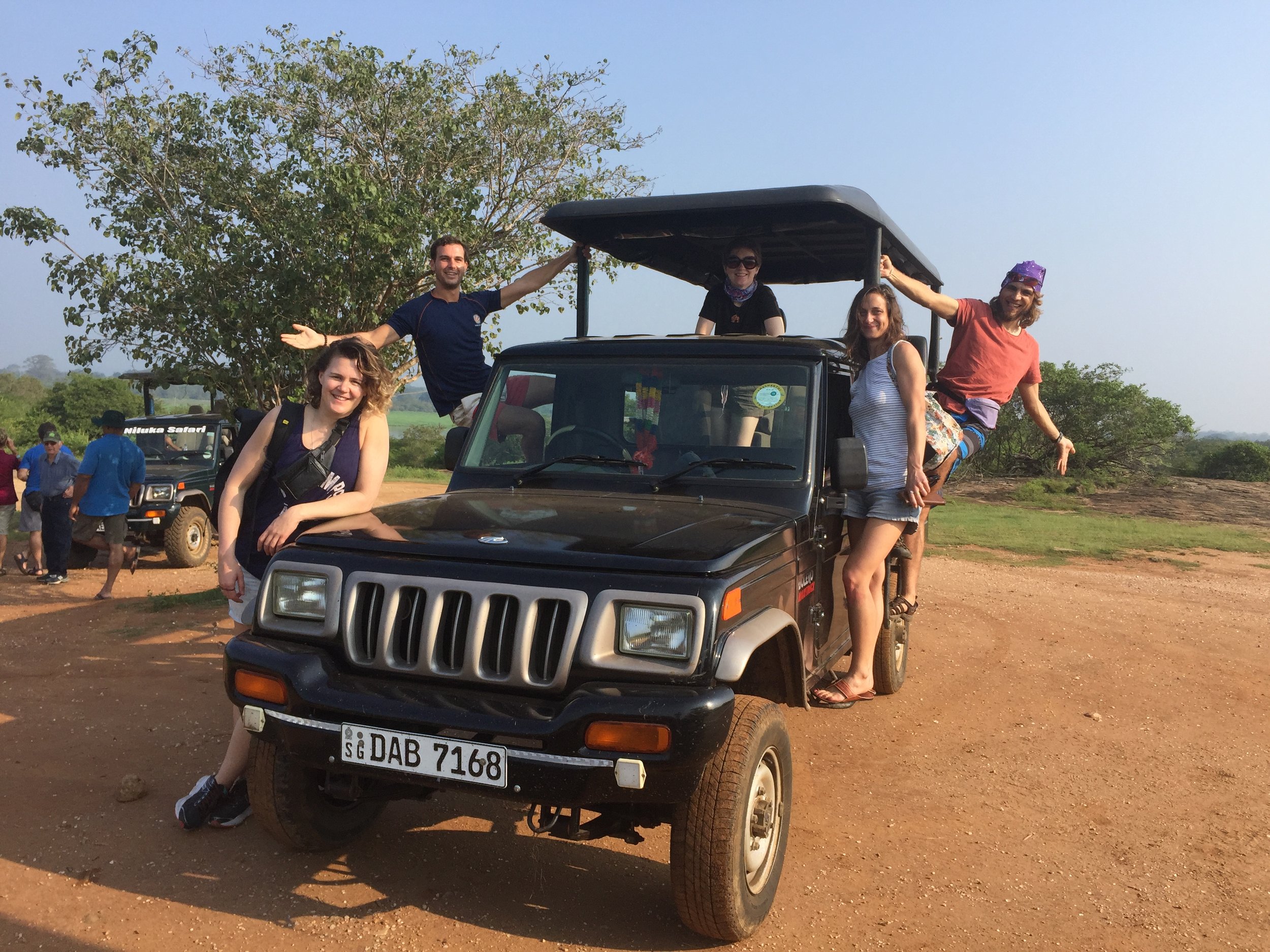 The Udawalawe 6am safari enthusiast club.