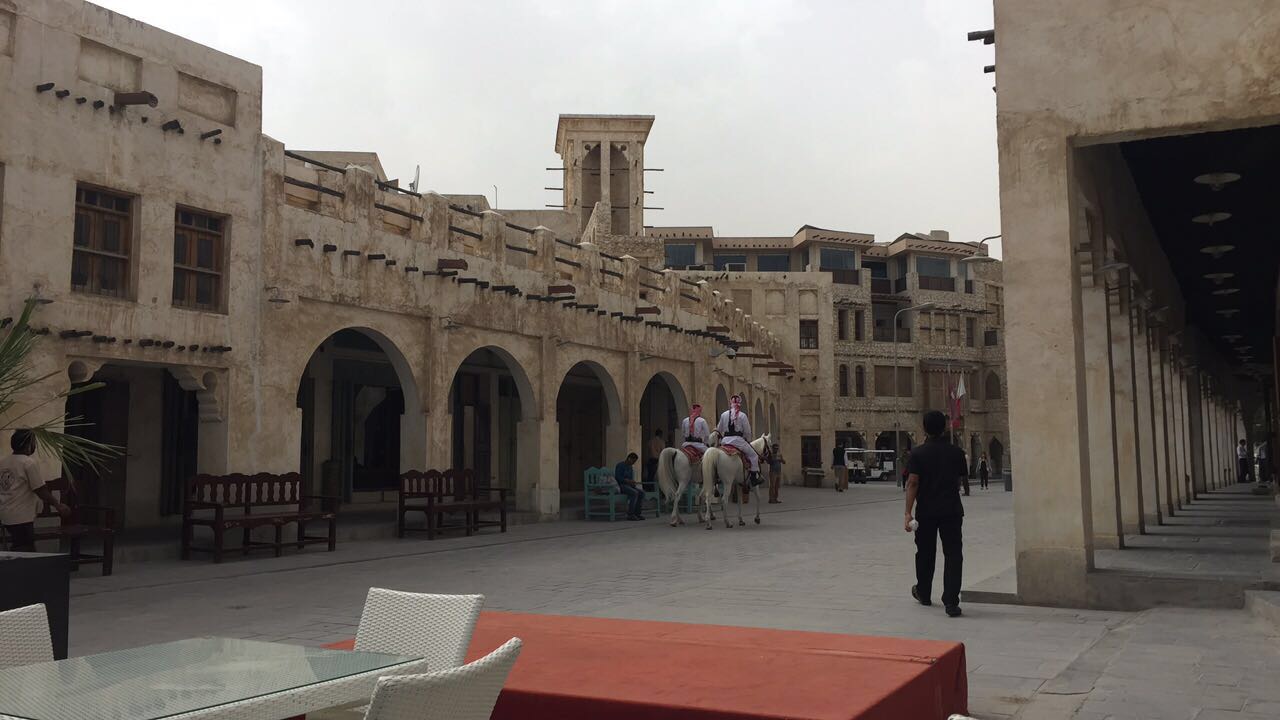 Monday morning isn't exactly rush hour in Doha's Souq Waqif.