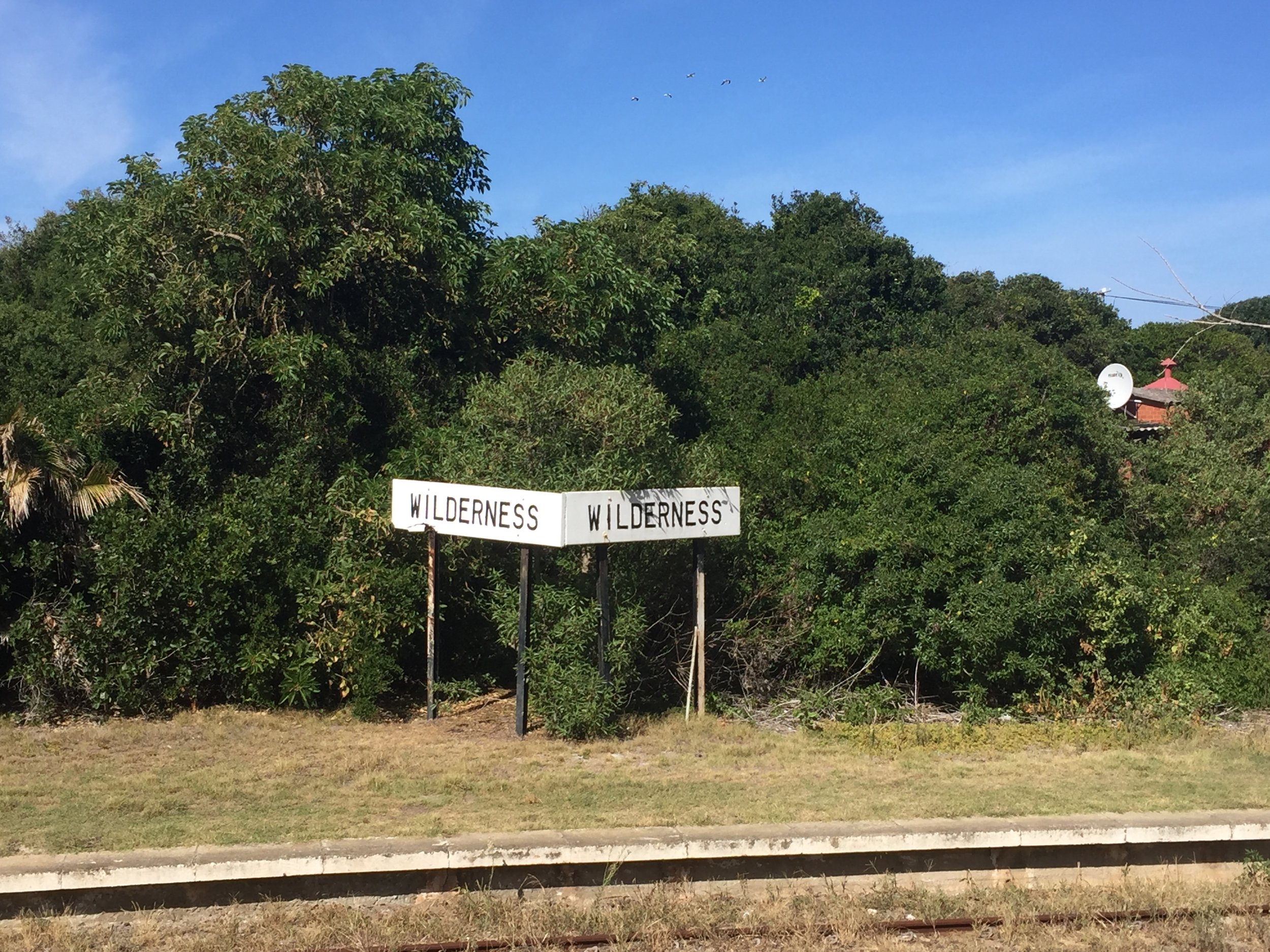 The Wilderness railway "station."