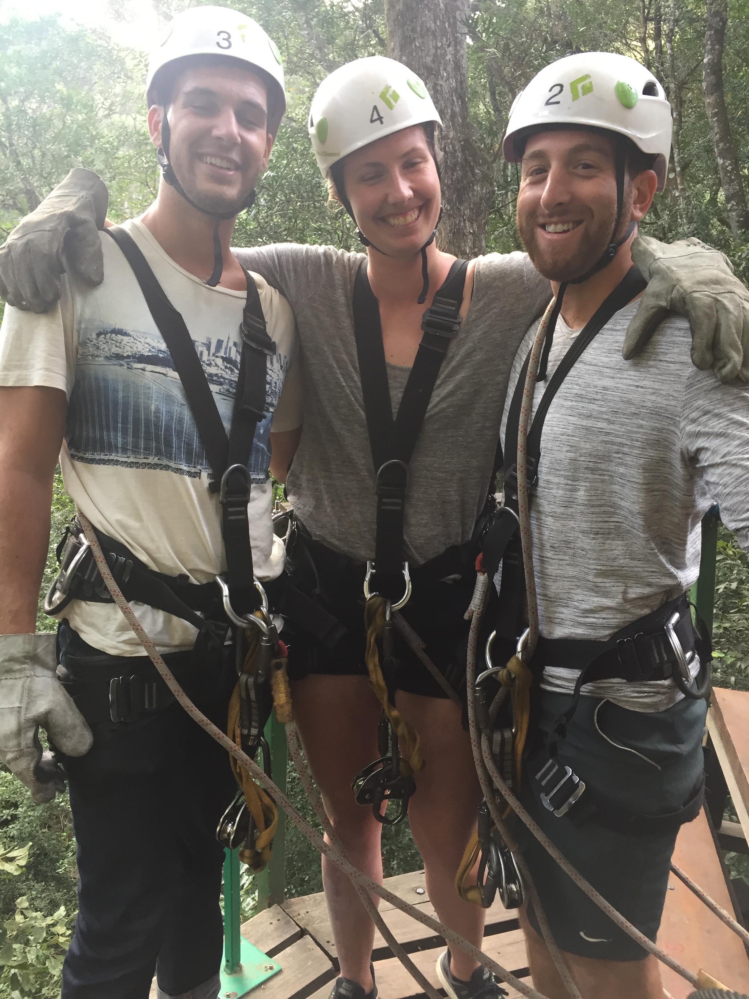 Catching some zipline action by Storms River.