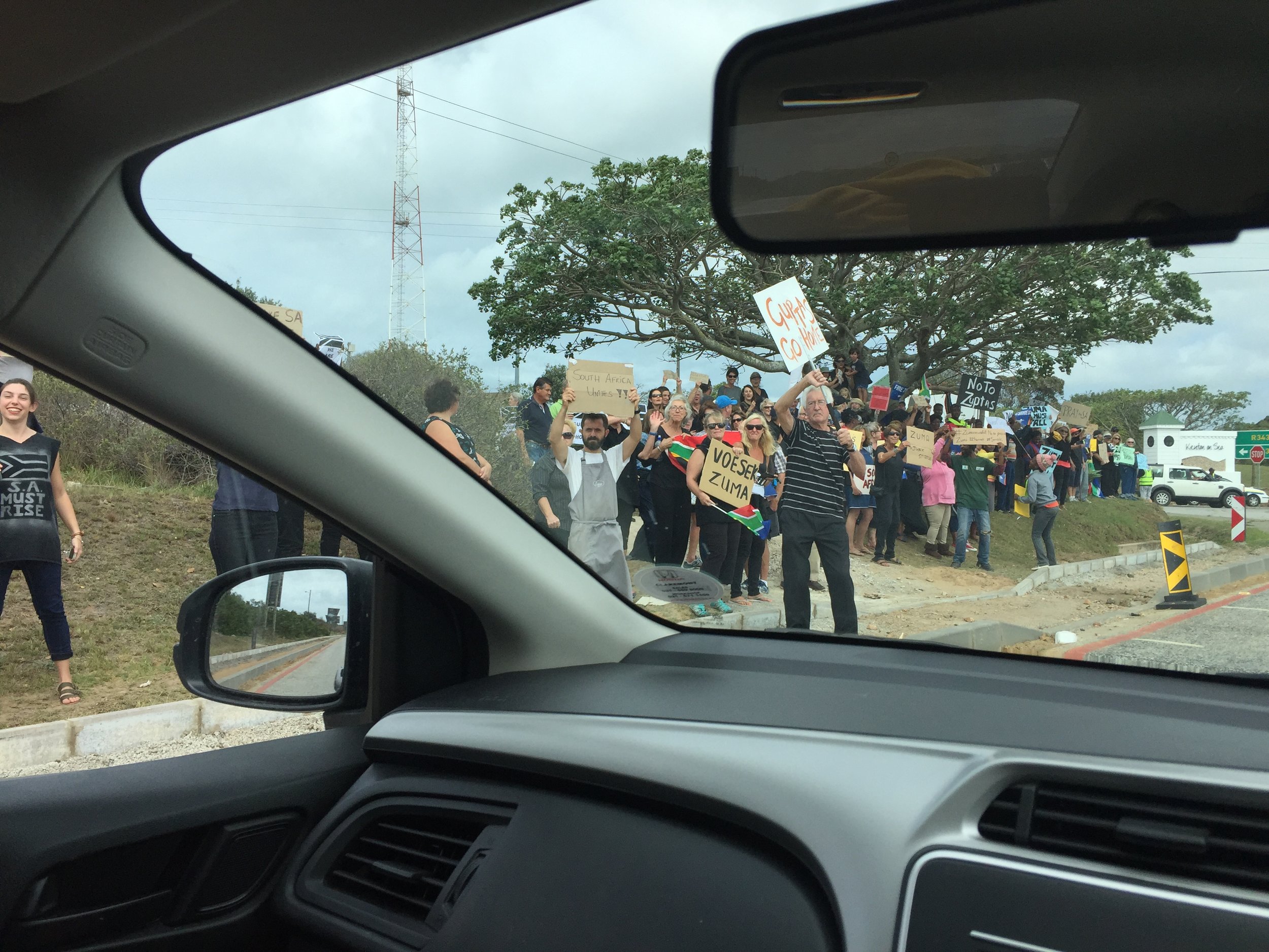 These guys really like to protest.