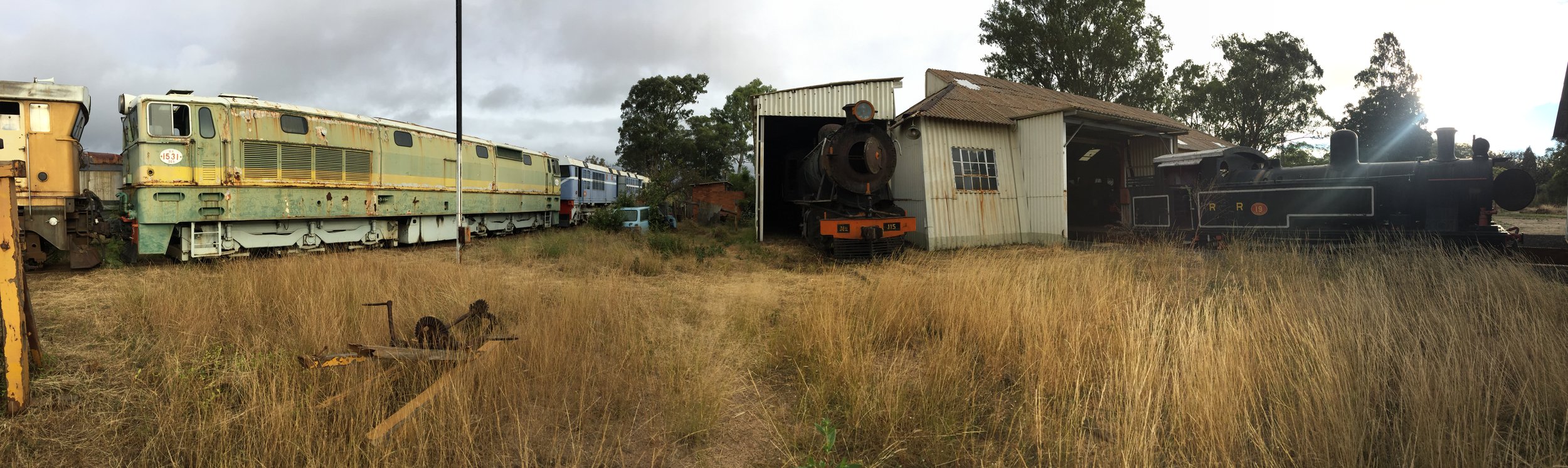 Scenes from Bulawayo's Railway Museum, the biggest tourist attraction in Bulwayo, and the surprisingly well-done Natural History Museum, which had a couple unnervingly open and empty poisonous snake cages.