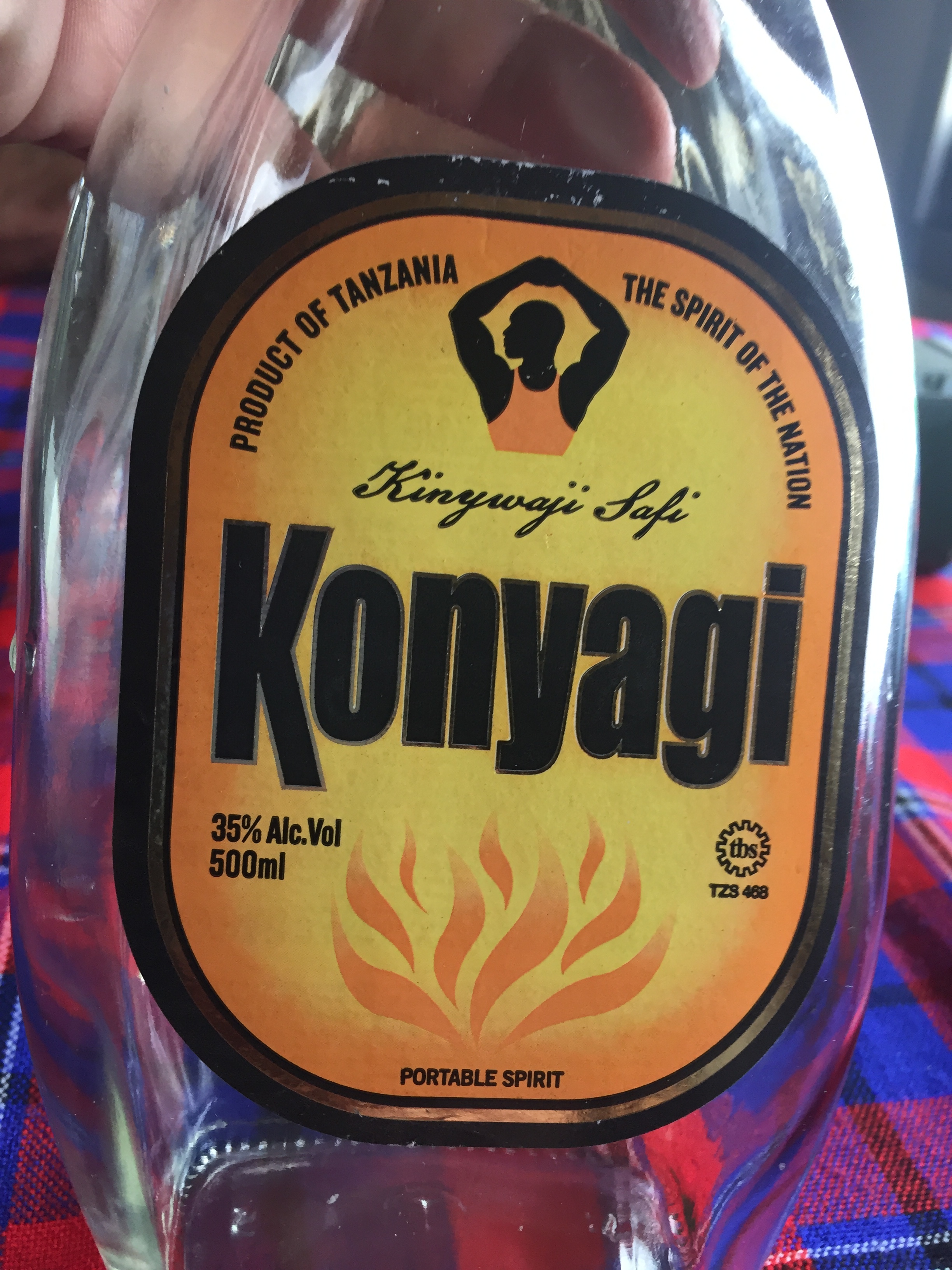 ...and liquor. The label "The Spirit of the Nation" used to read "The Tear of the Lion."