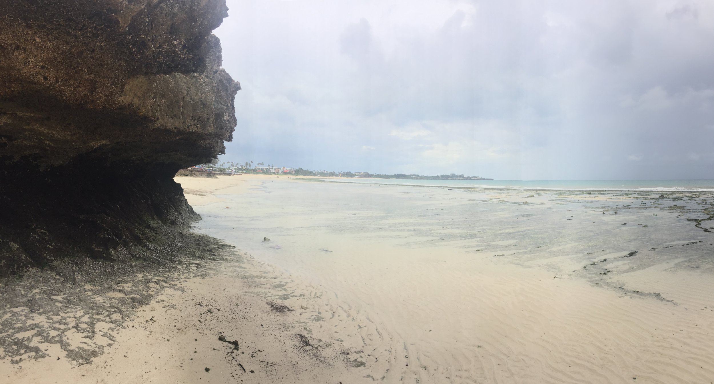 The empty beaches of Dar es Salaam, littered with trash and supposedly dangerous for tourists, but great to run.