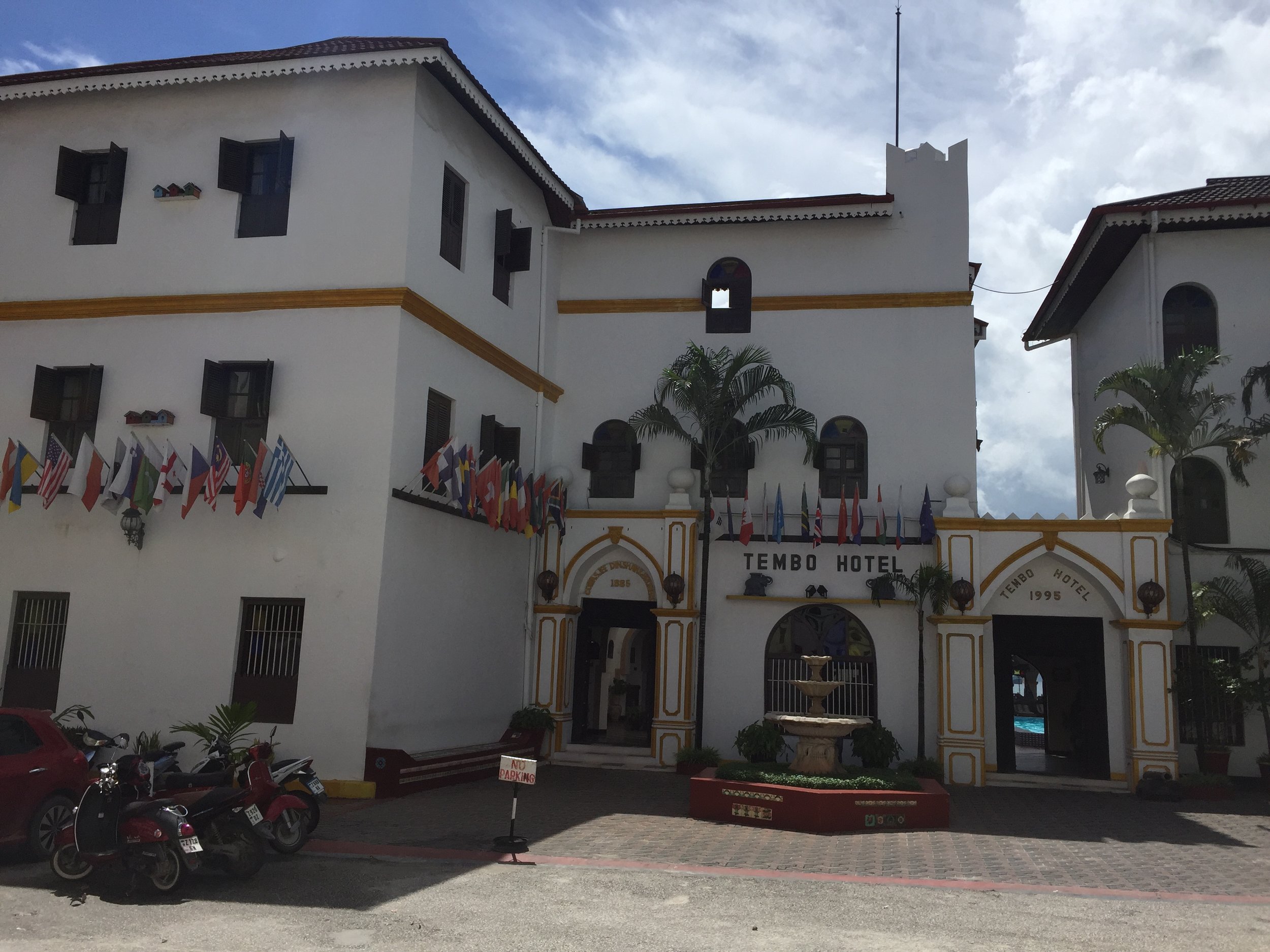 The old colonial-style buildings of Stone Town.