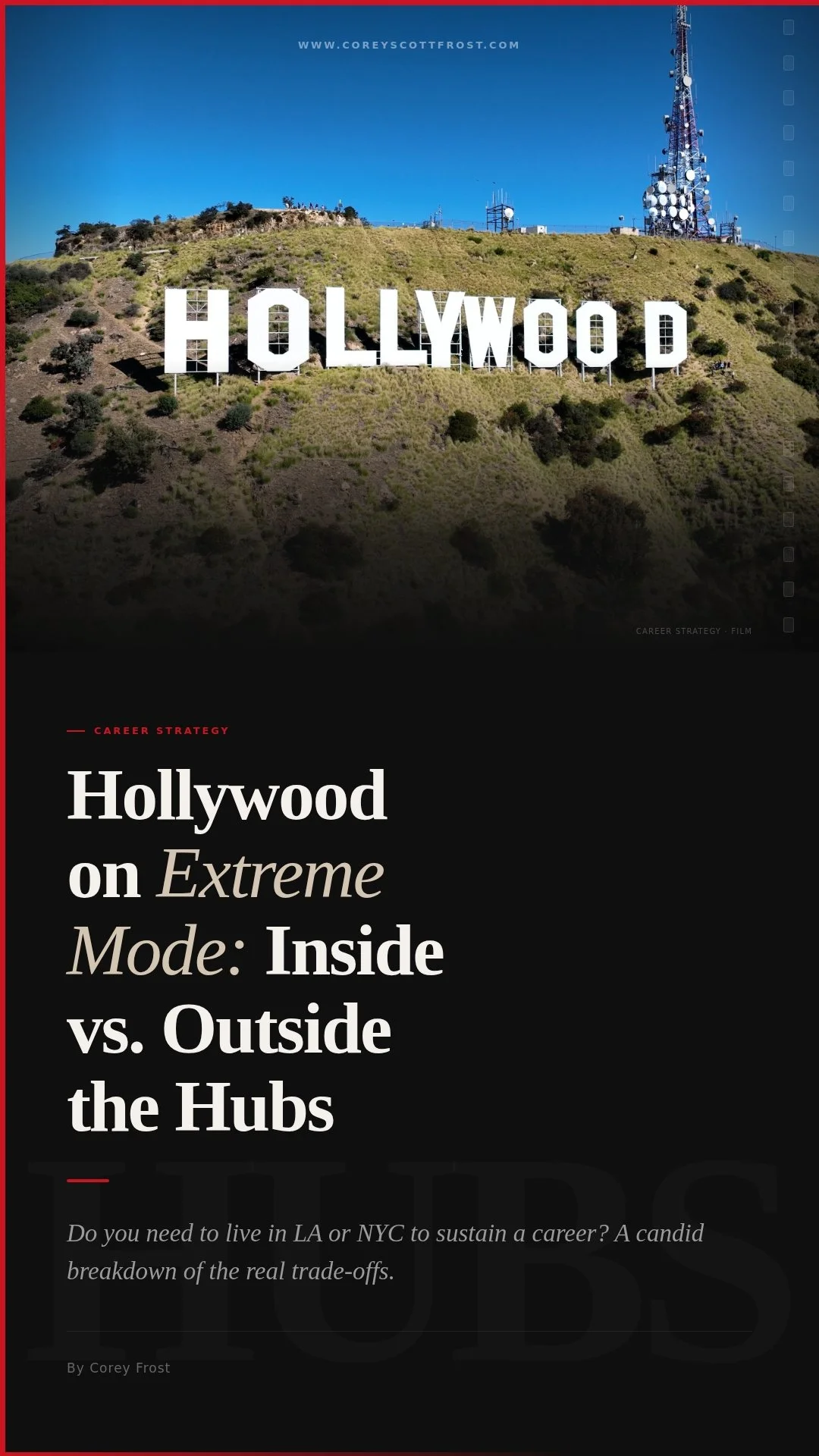 Hollywood on Extreme Mode: Editing Inside vs. Outside the Hubs