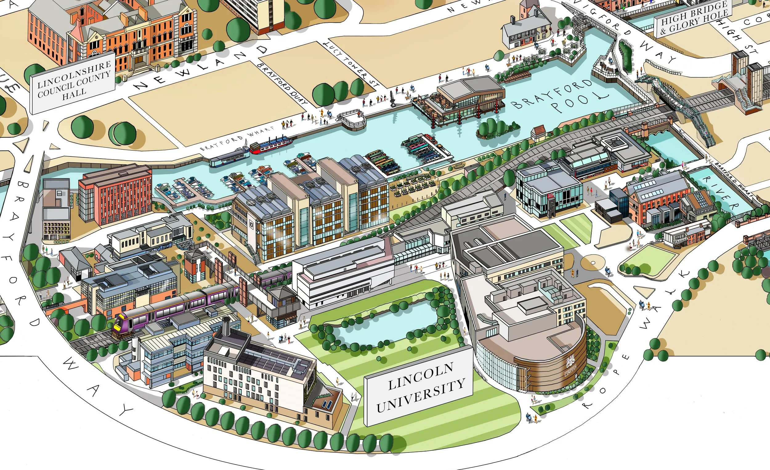 University of Lincoln campus 
