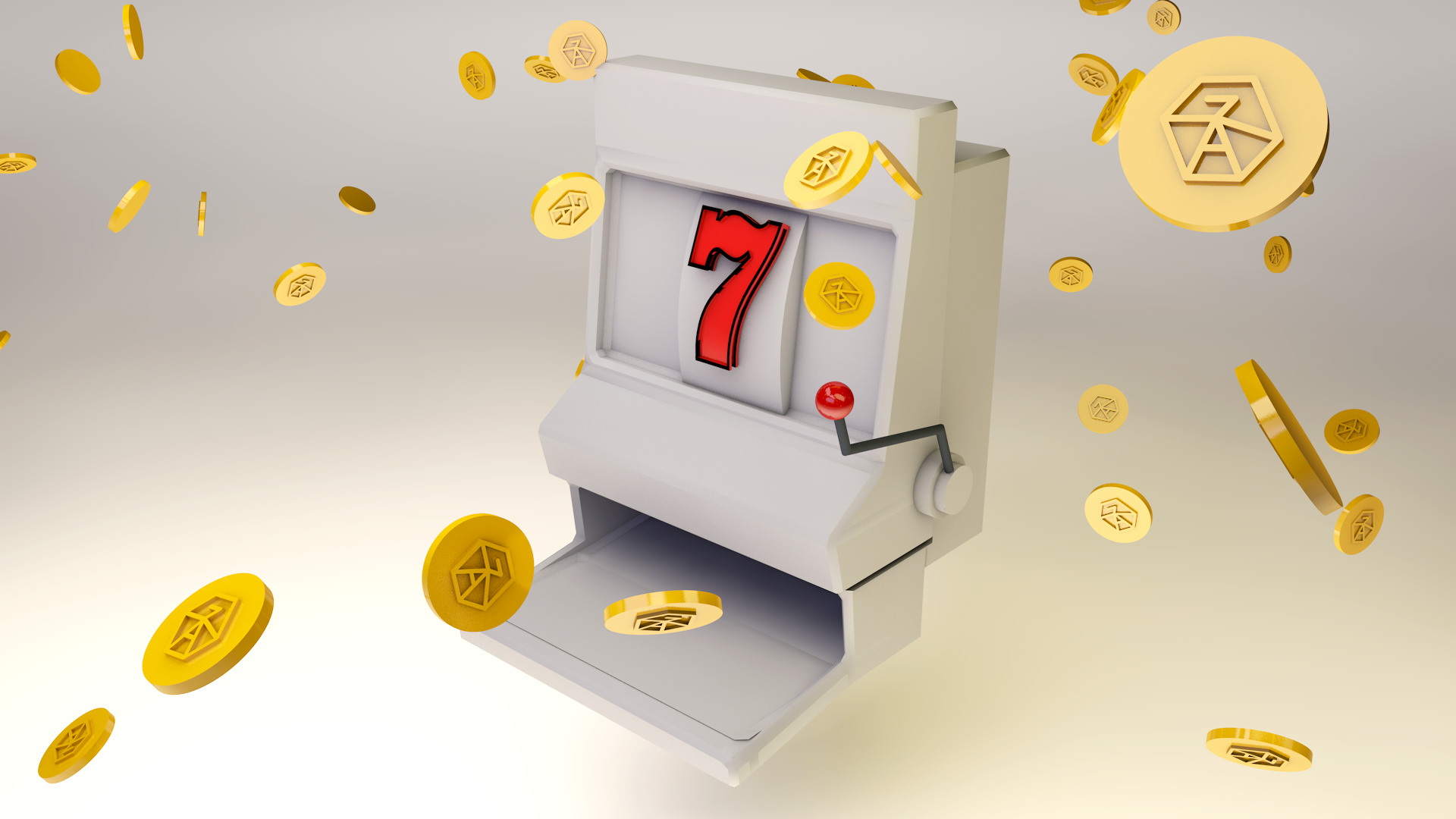 Number Project - 7 Concept: Lucky Seven. Casino.