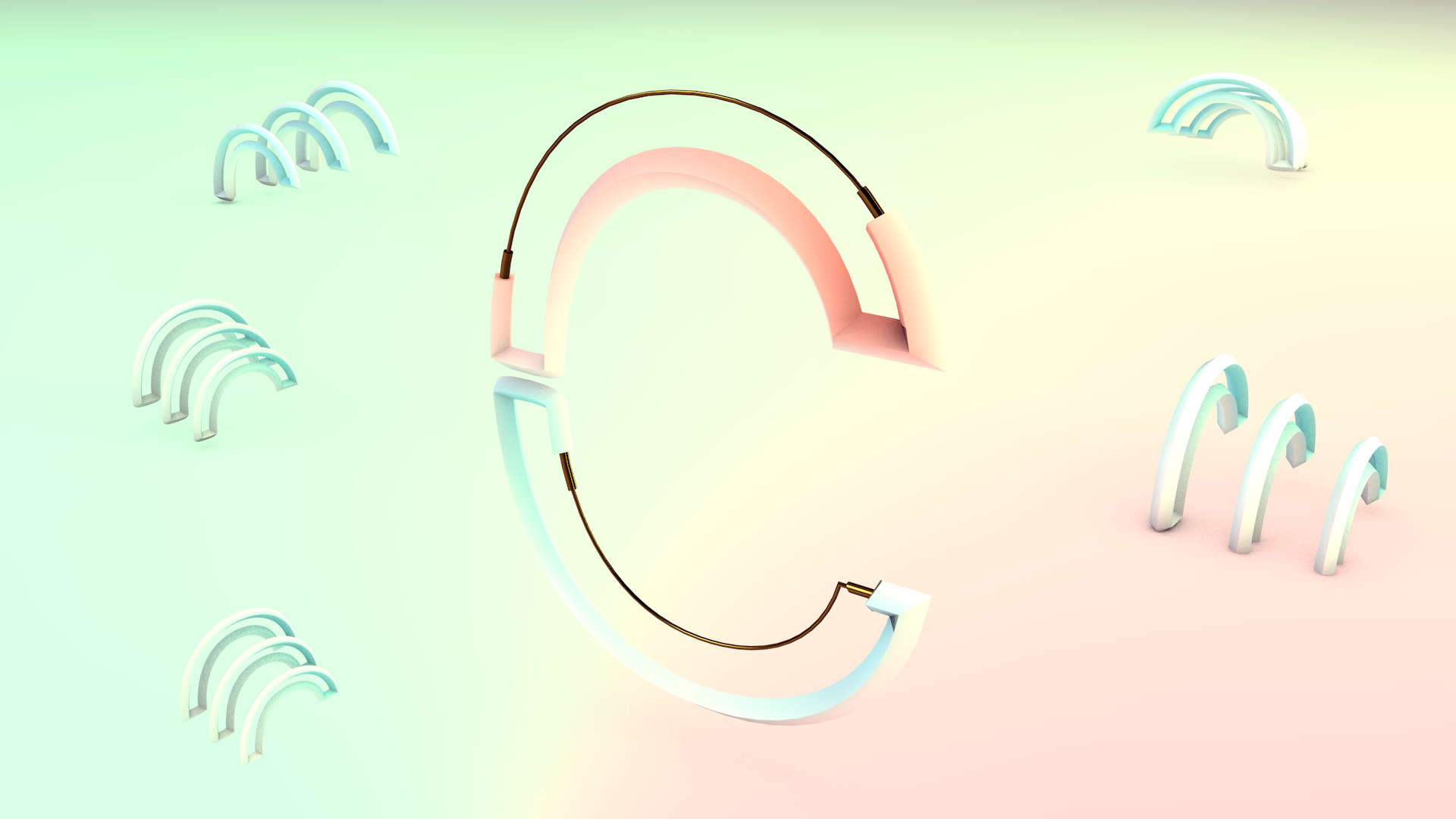 Alphabet Project - C Concept: Clean, Gradient.