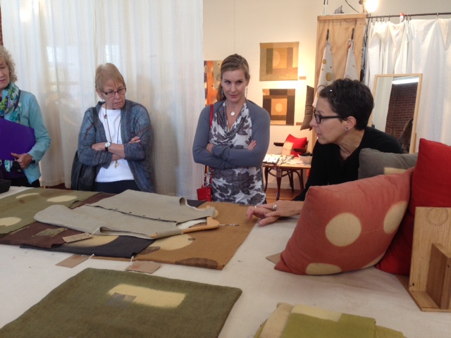 Barbara Zaretsky of Cloth Fiber Workshop describes her processes