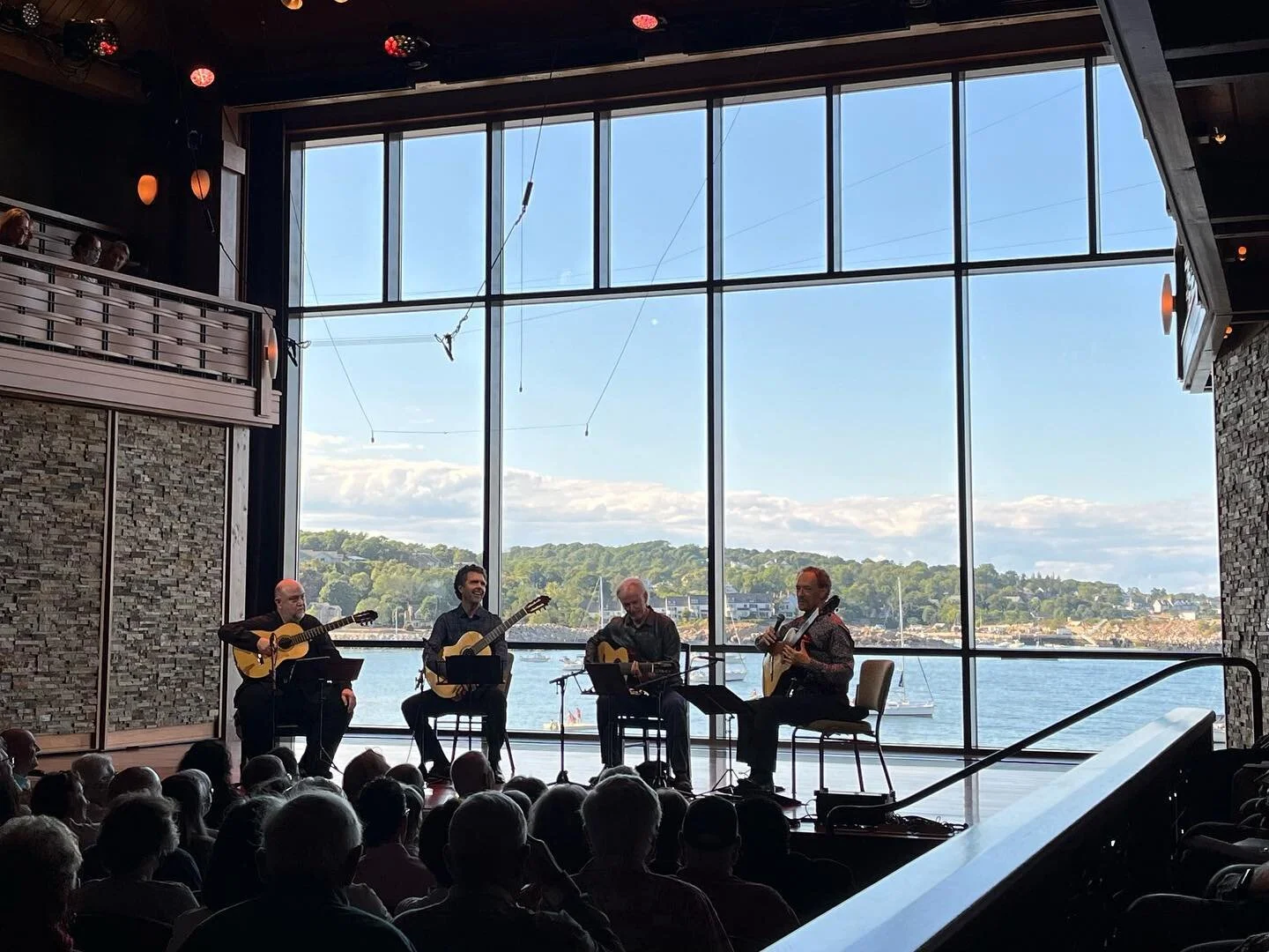Incredible backdrop for our stage in Rockport, MA this past weekend!