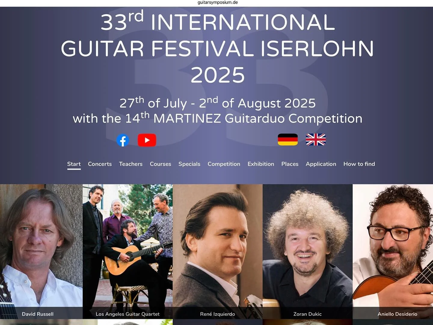 Our European tour starts tomorrow in Iserlohn, Germany! ￼

https://guitarsymposium.de/en/start/